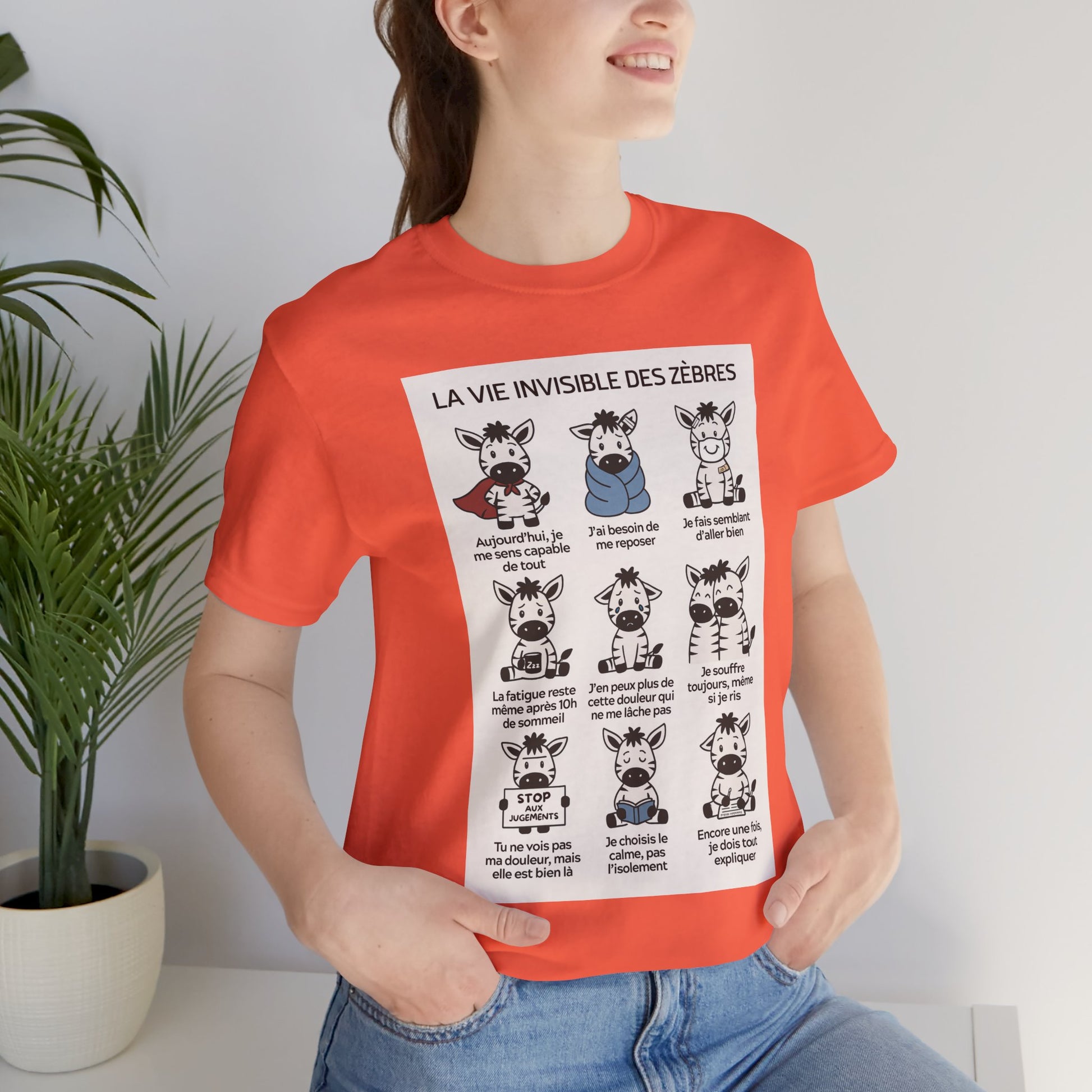 T-shirt Unisex - La vie invisible des zèbres (SED)