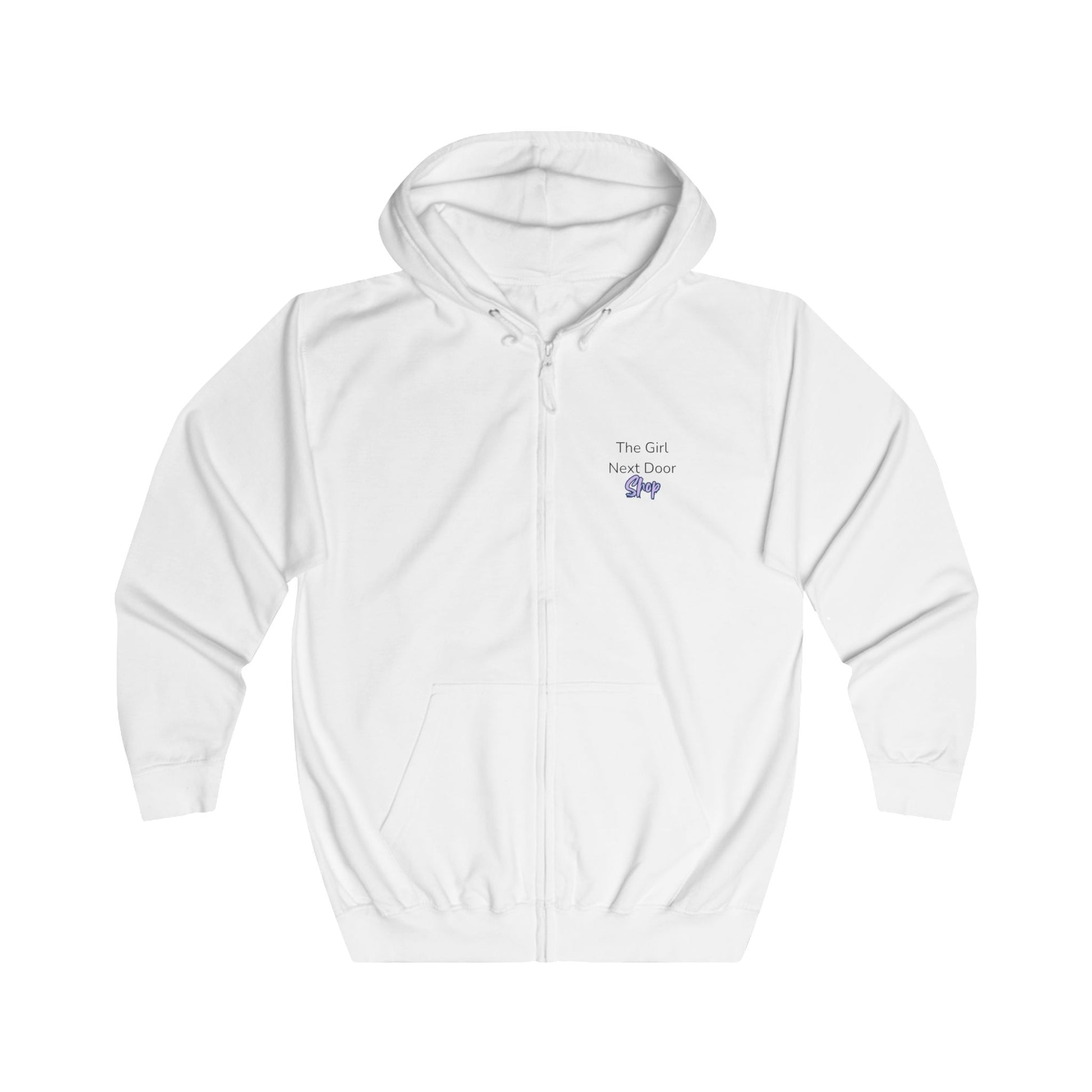 Full-zip hoodie - Made With Love & Rage - The GND Shop