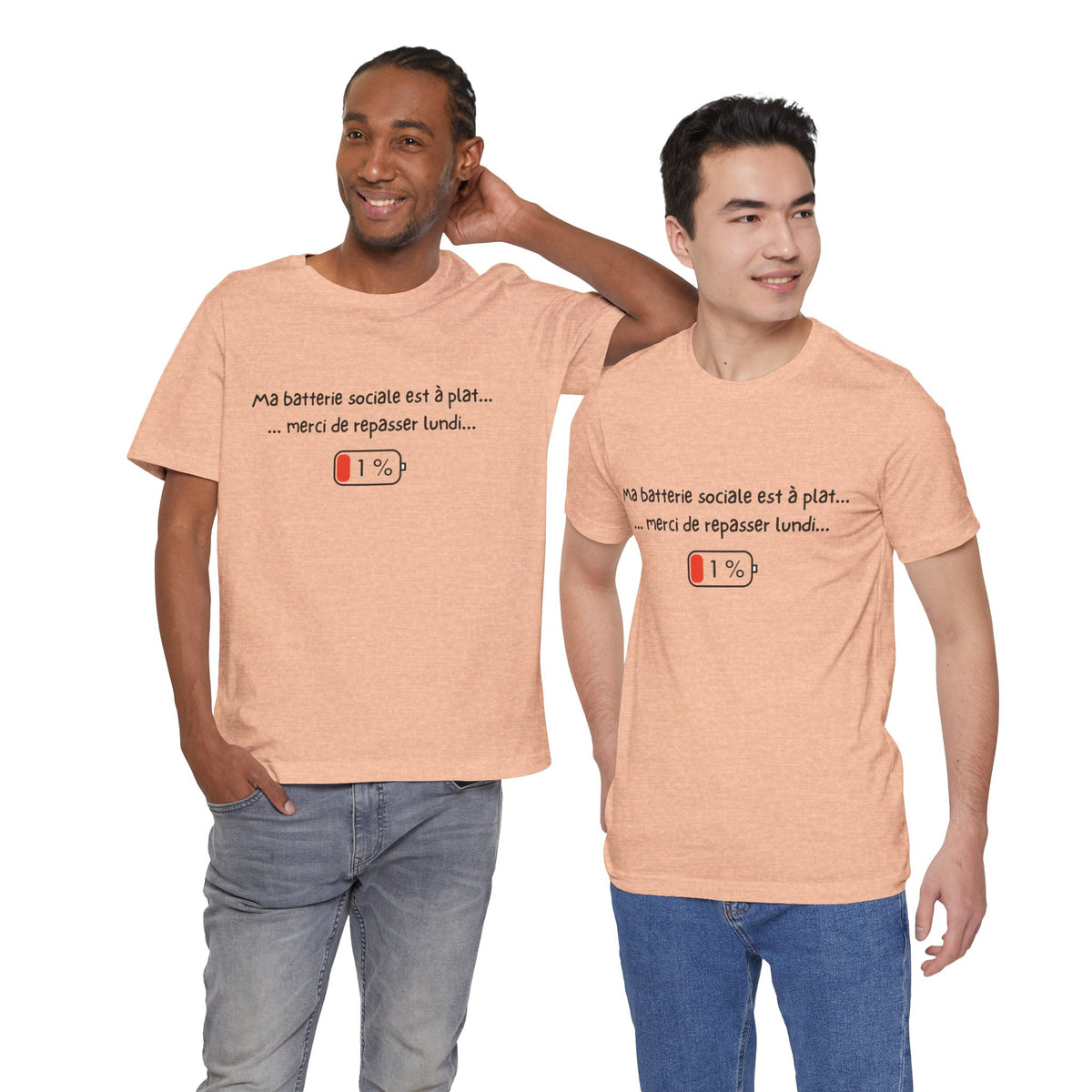 Unisex T-Shirt - My social battery is dead... please come back on Monday