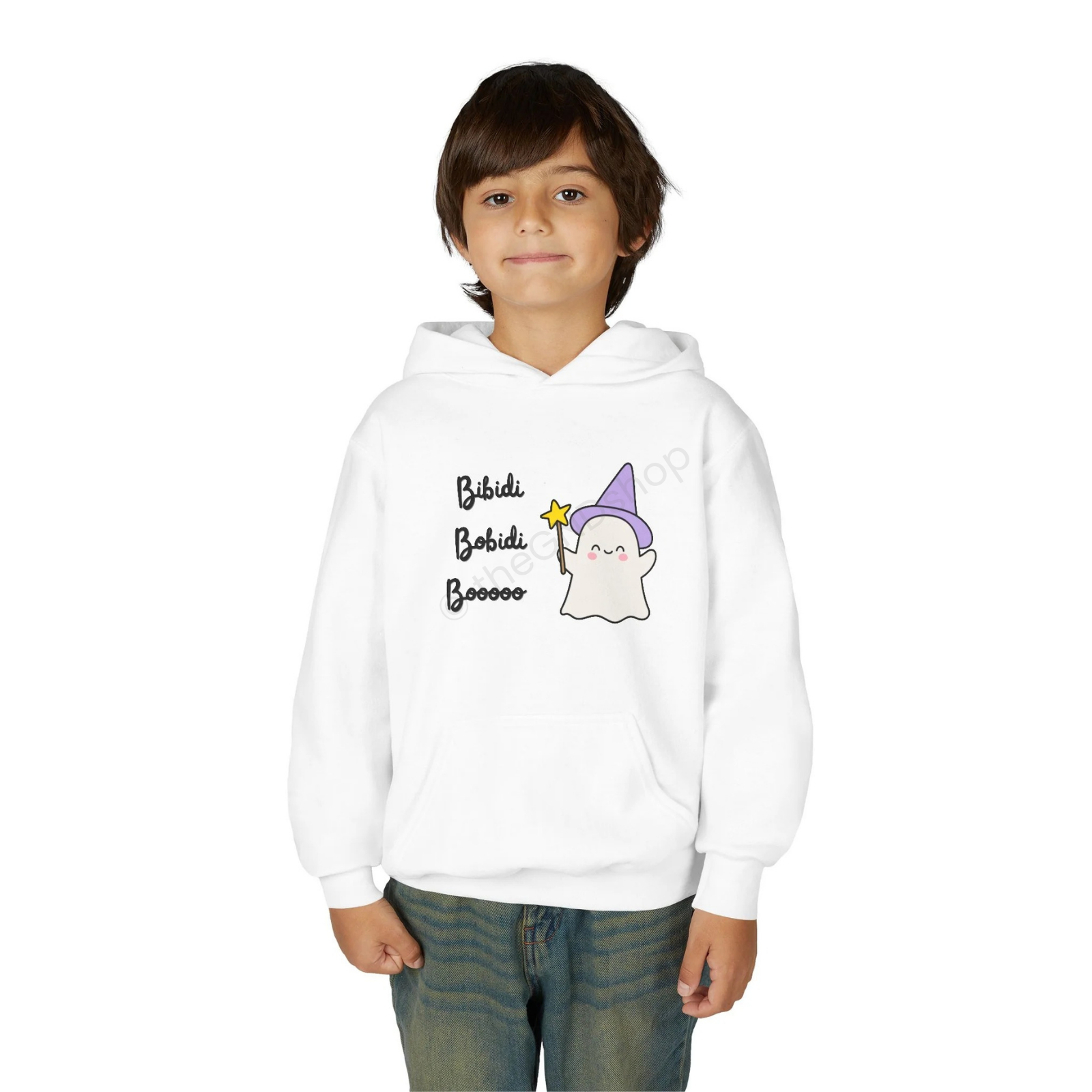 Hoodie enfant - Bibidi Bobidi Boooo – Fantôme mignon d’Halloween