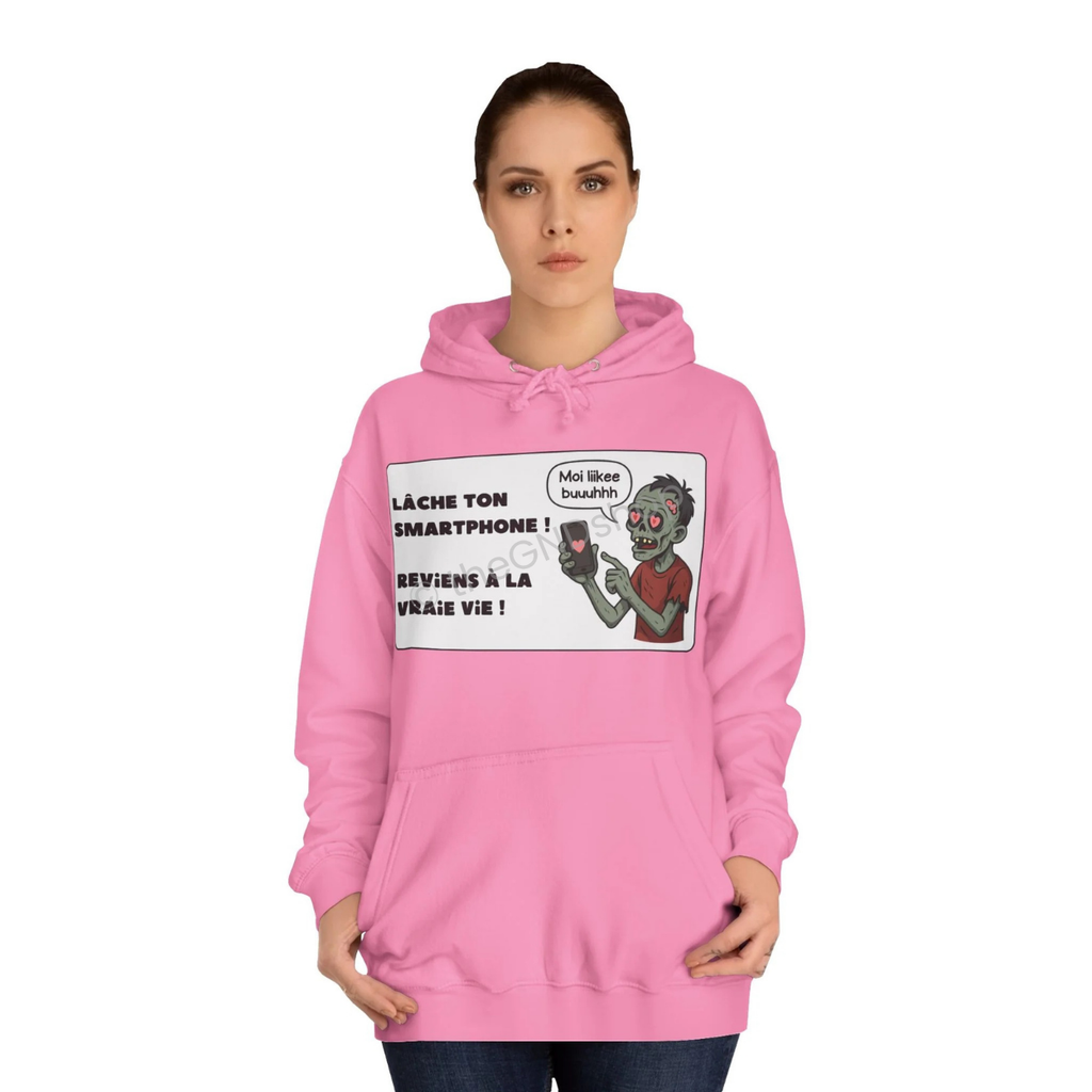 Unisex Hoodie - Zombie - Lâche ton smartphone