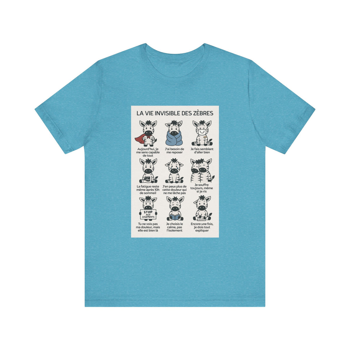 T-shirt - The Invisible Life of Zebras (SED)