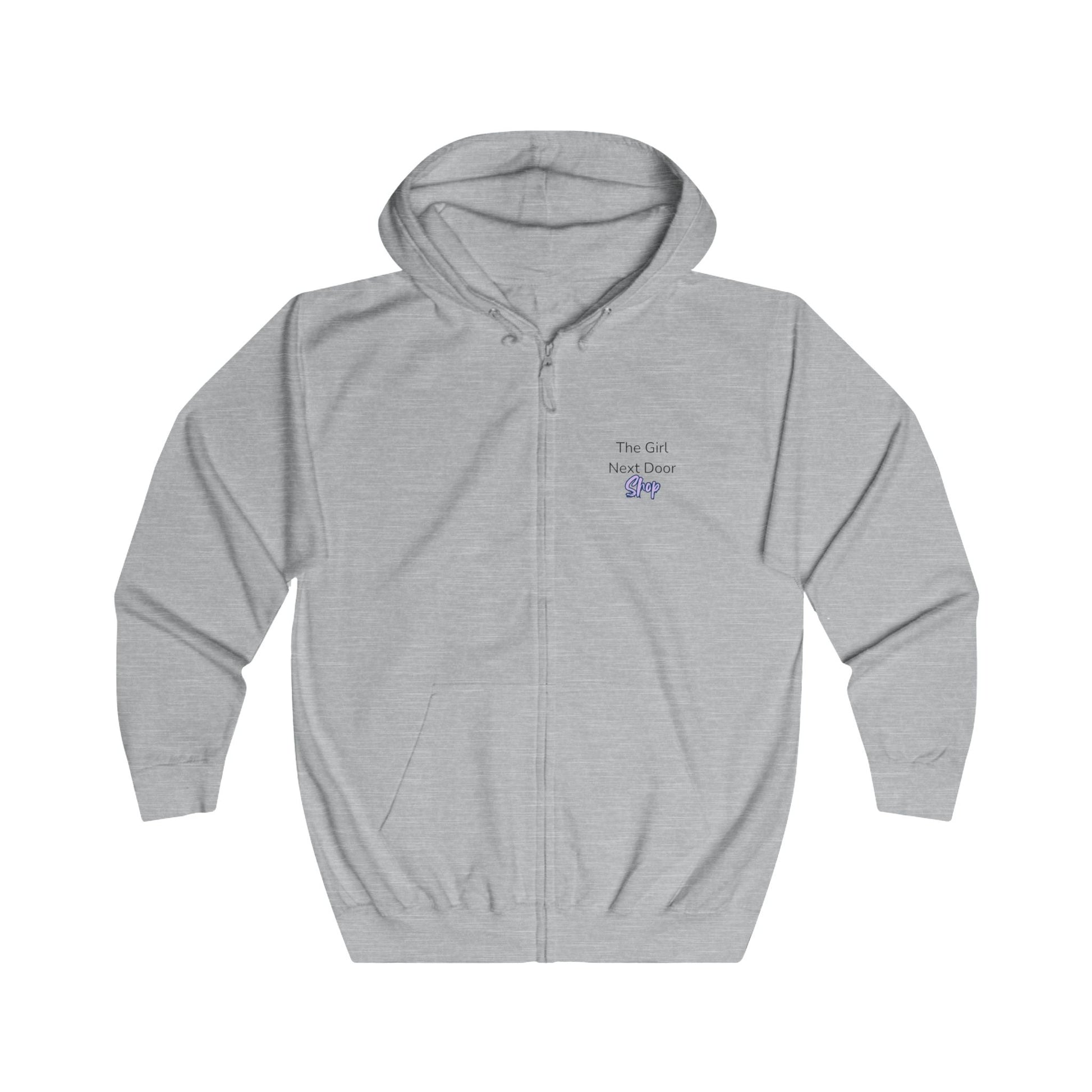 Full-zip hoodie - Made With Love & Rage - The GND Shop