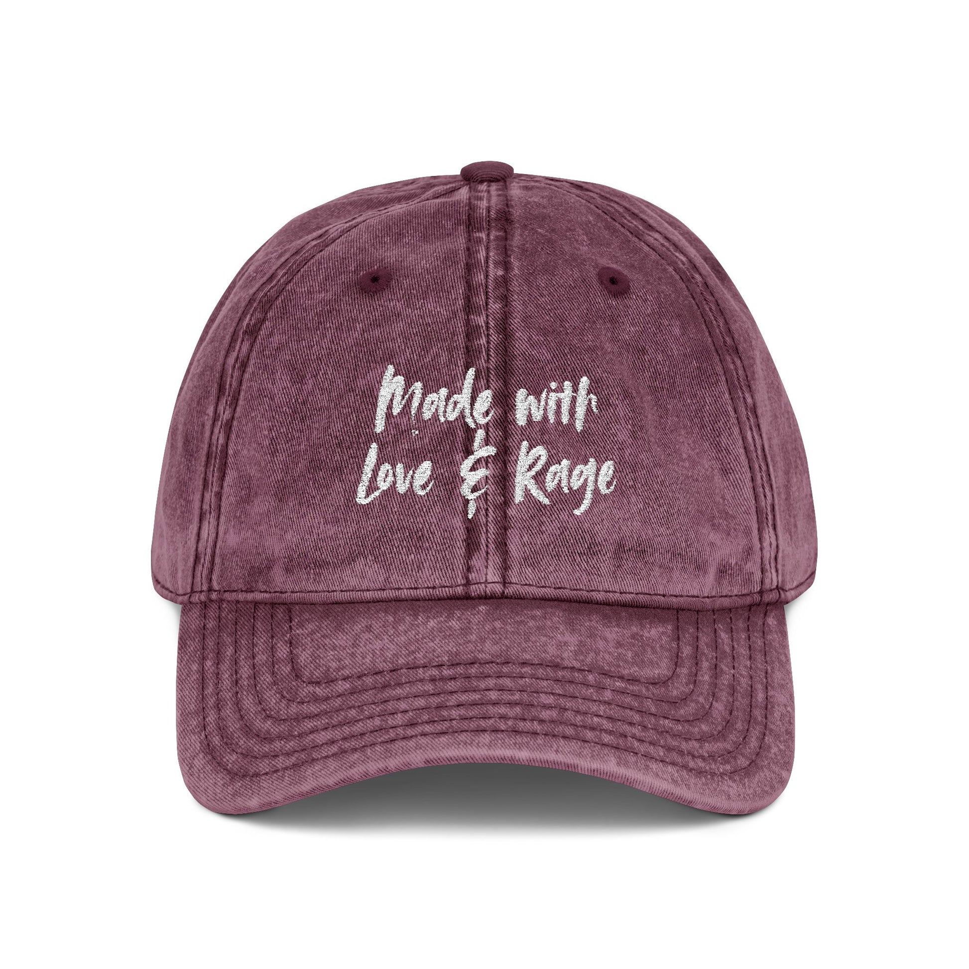 Casquette Vintage — “Made with Love & Rage”