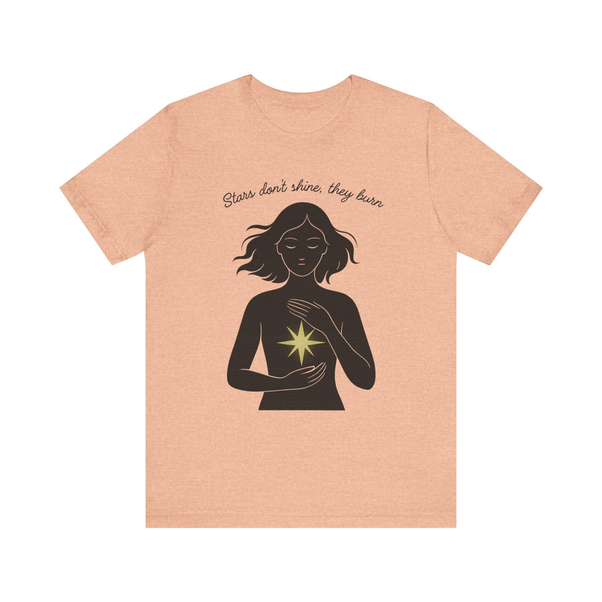 T-shirt - Stars don't shine they burn