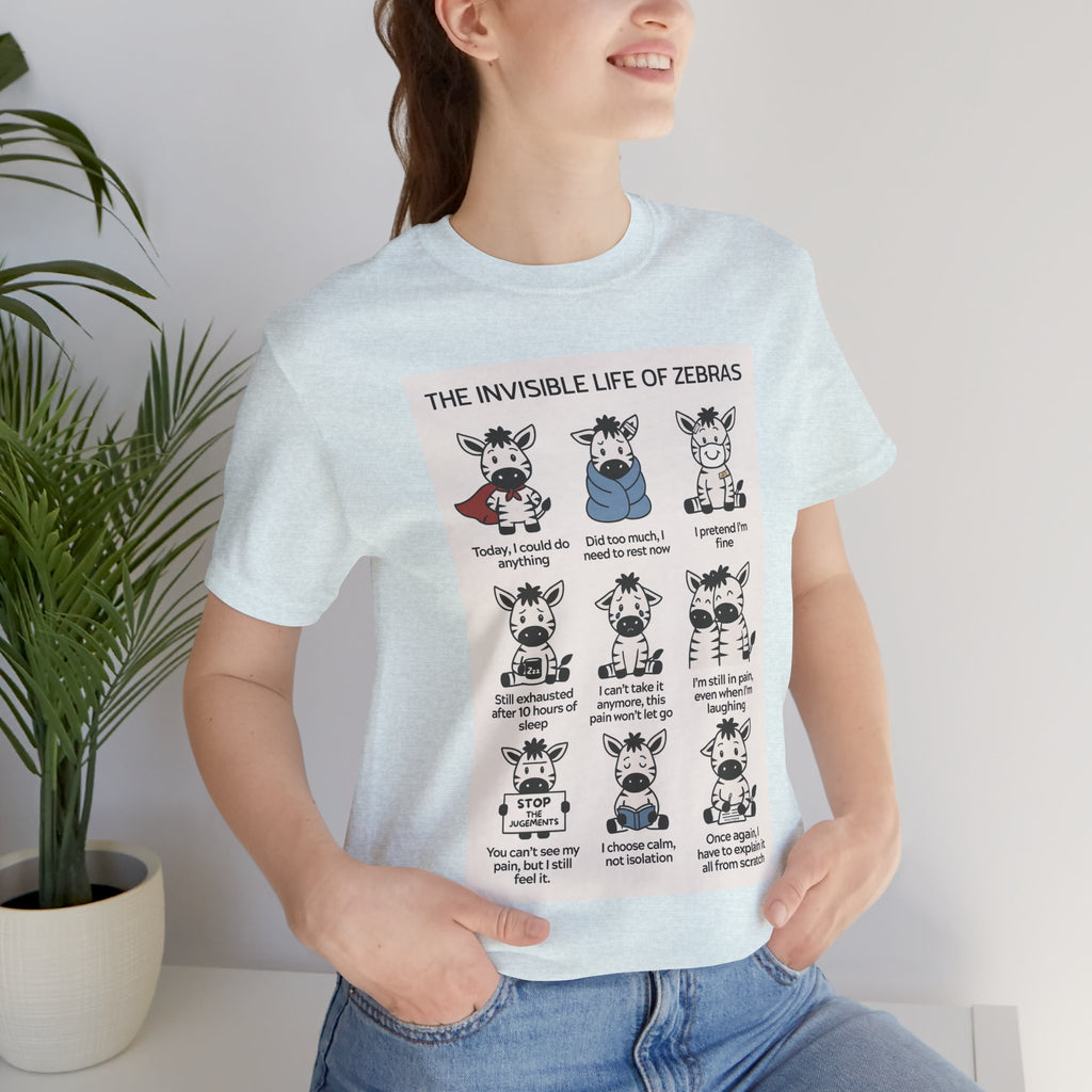 T-shirt - The Invisible Life of Zebras (hEDS)