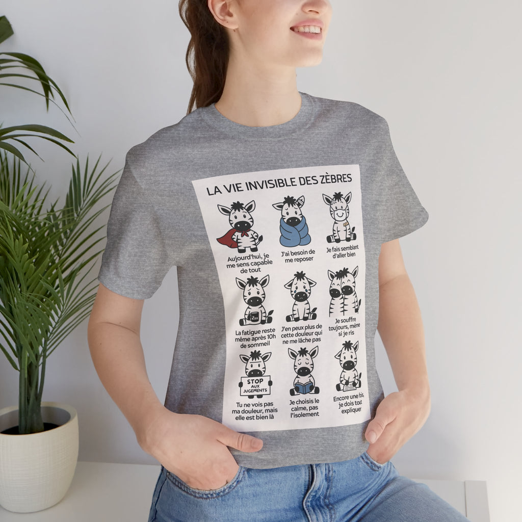T-shirt Unisex - La vie invisible des zèbres (SED)