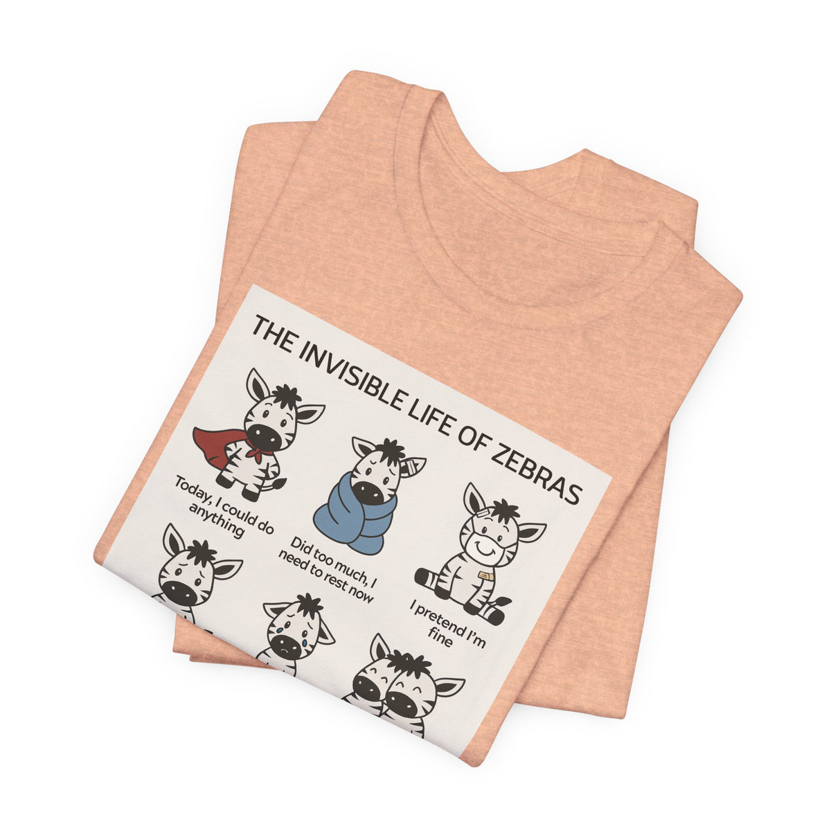 T-shirt - The Invisible Life of Zebras (hEDS)