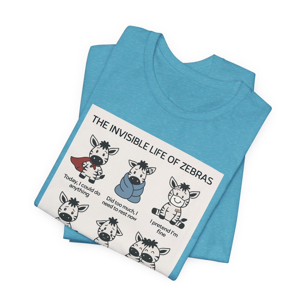 T-shirt - The Invisible Life of Zebras (hEDS)
