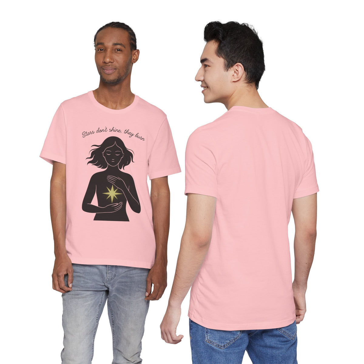 T-shirt - Stars don't shine they burn