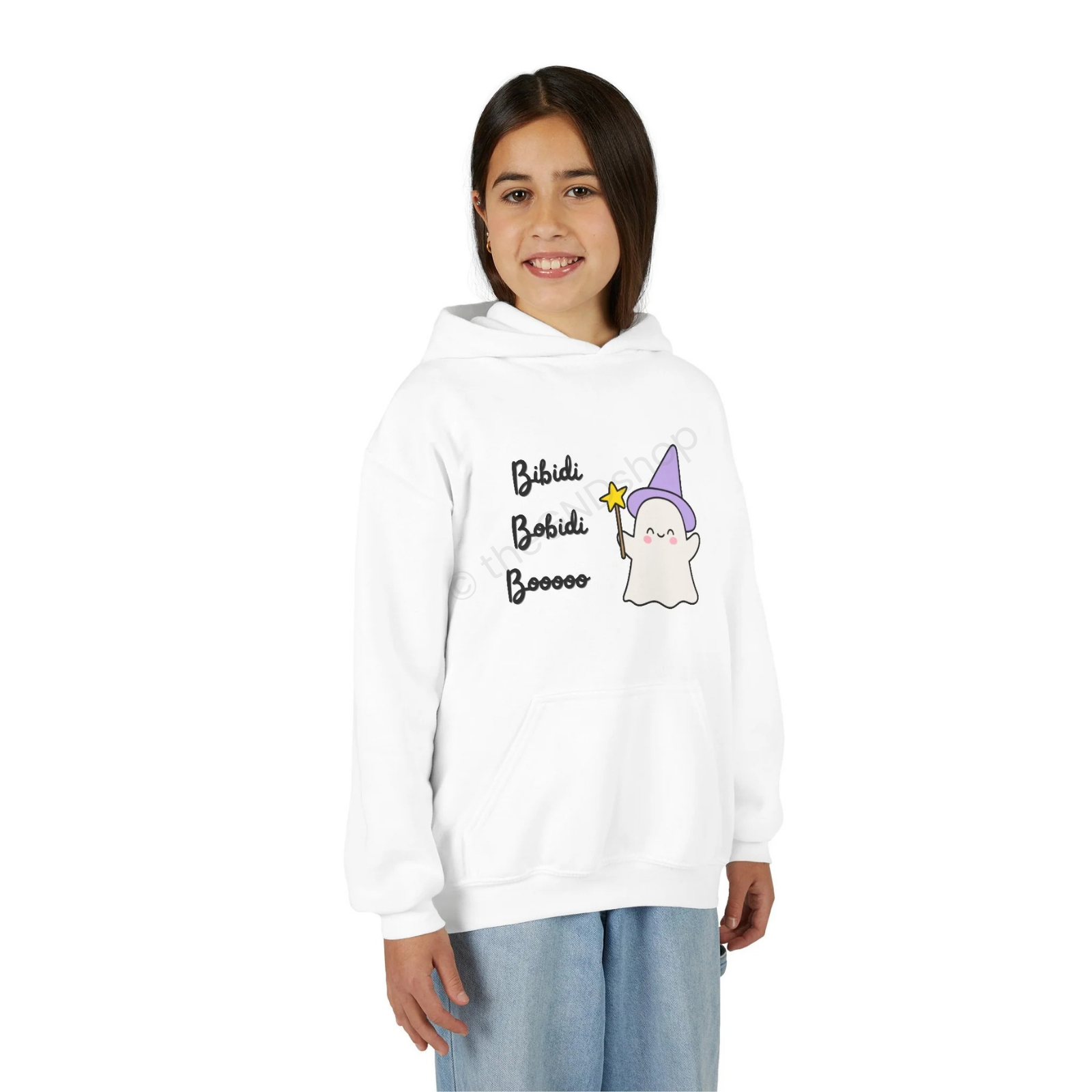 Hoodie enfant - Bibidi Bobidi Boooo – Fantôme mignon d’Halloween
