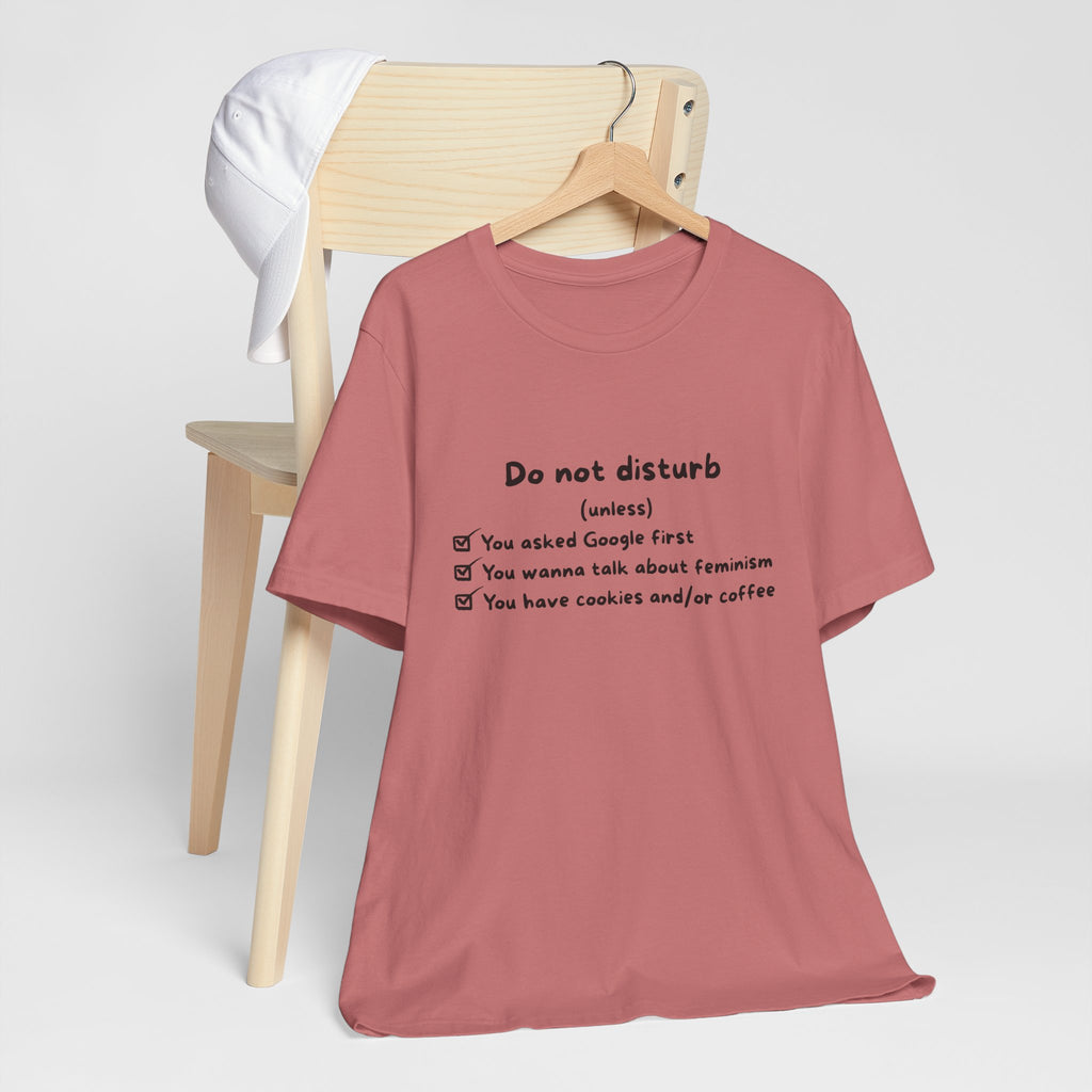 Unisex T-Shirt - Do not disturb (unless)