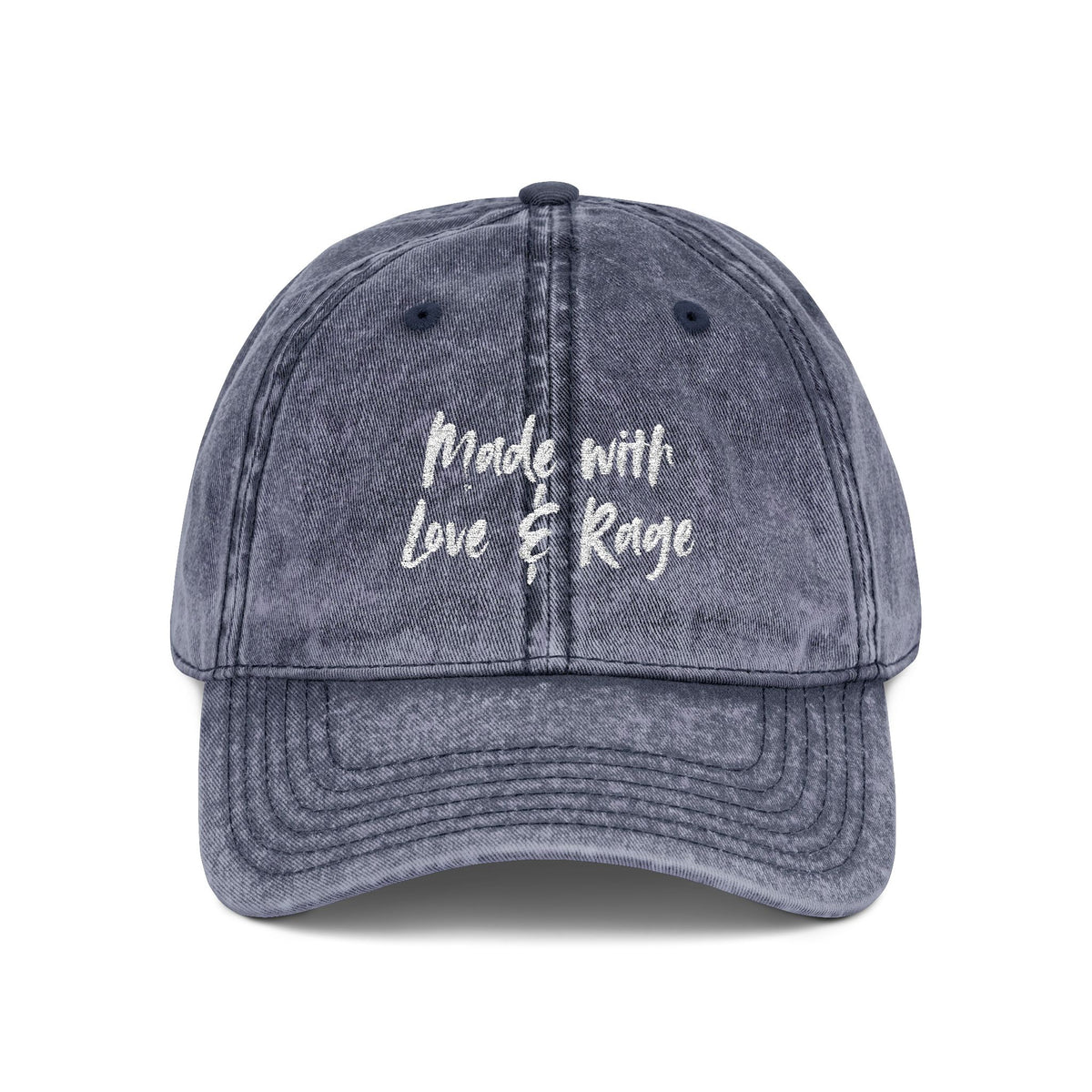 Casquette Vintage — “Made with Love & Rage”