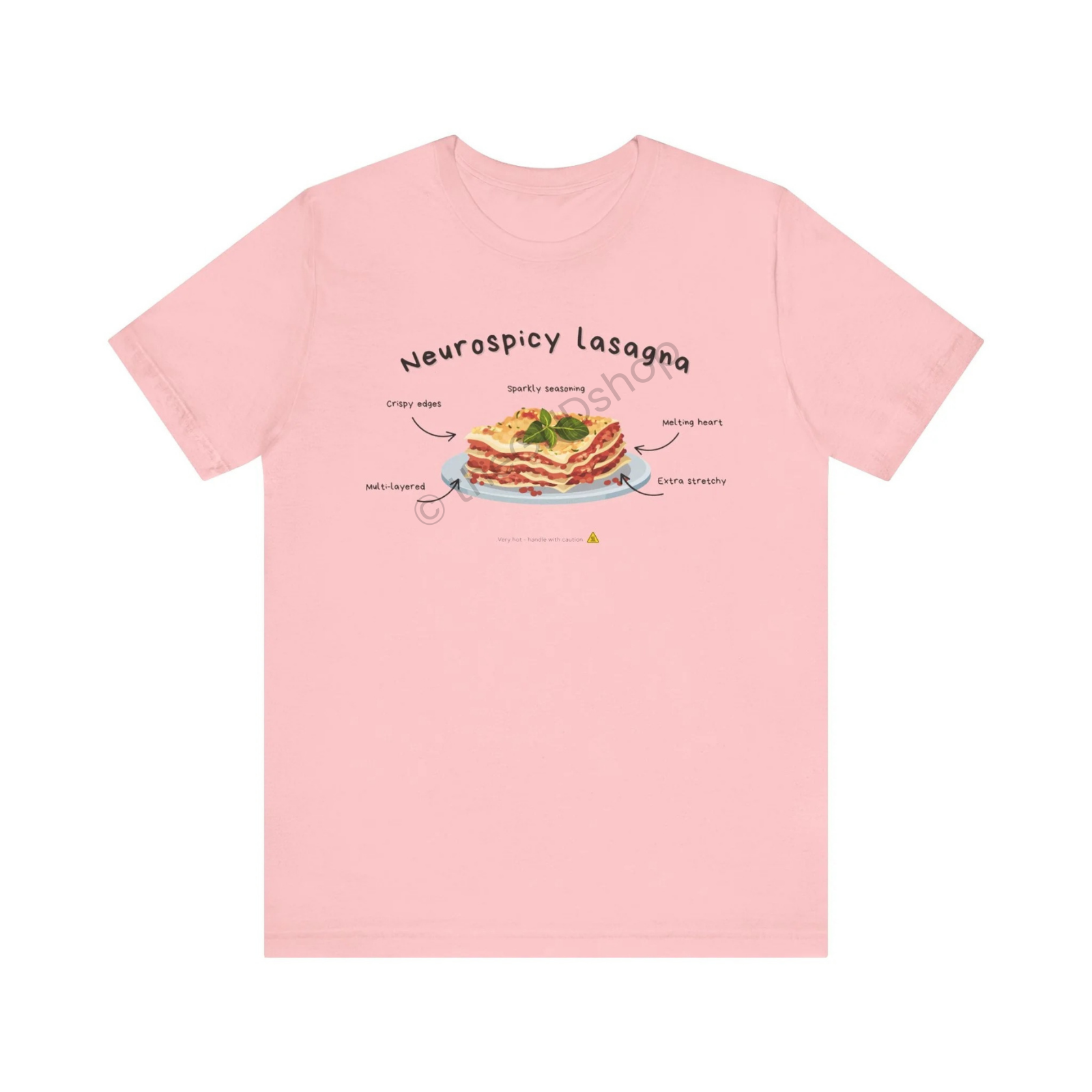Unisex T-shirt - Neurospicy Lasagna – Multi-layered, extra spicy