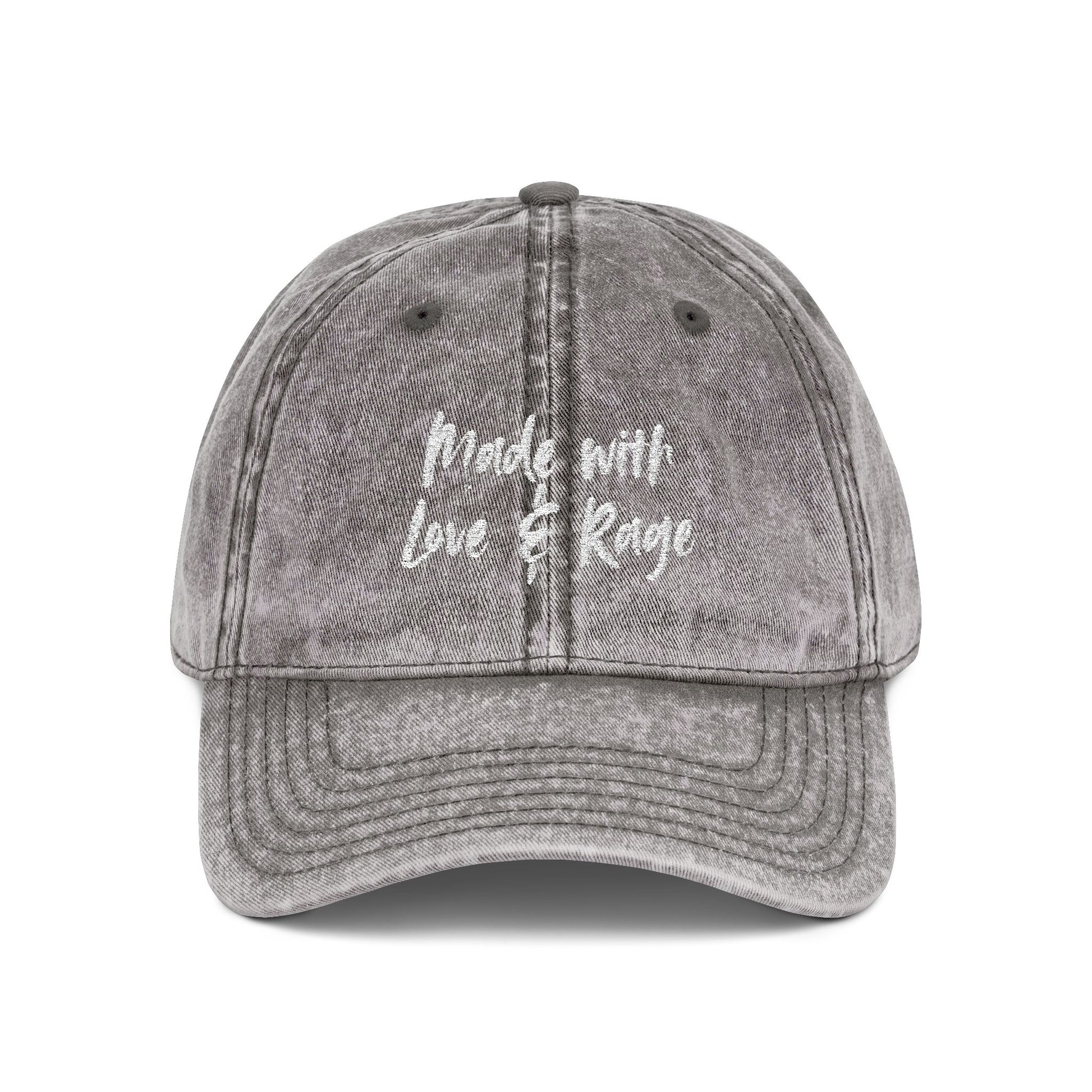Casquette Vintage — “Made with Love & Rage”