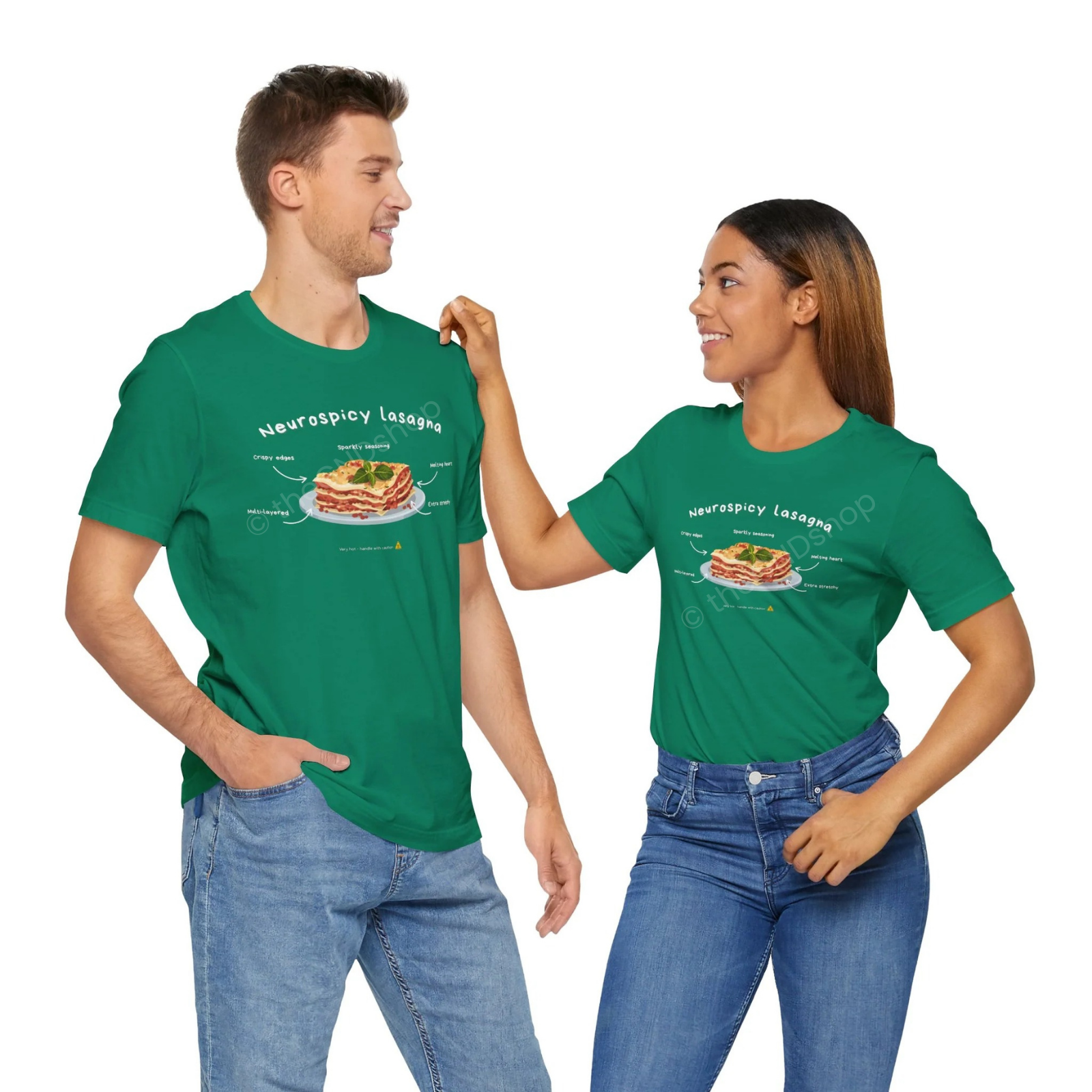 Unisex T-shirt - Neurospicy Lasagna – Multi-layered and extra spicy