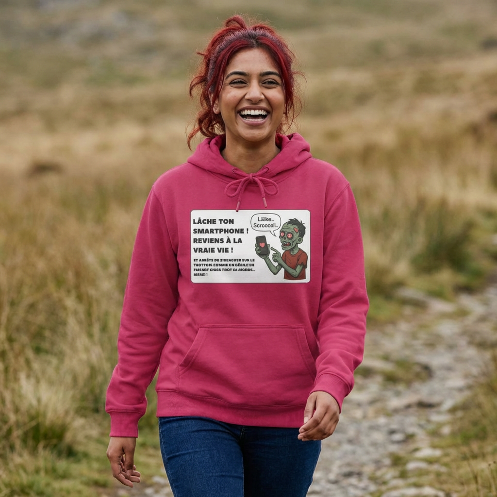 Hoodie - Zombie - Lâche ton smartphone