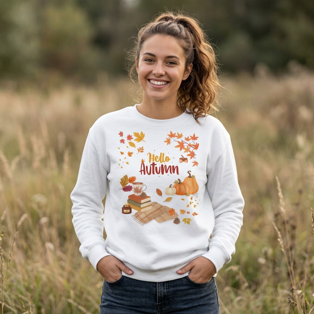Sweatshirt - Hello Autumn !