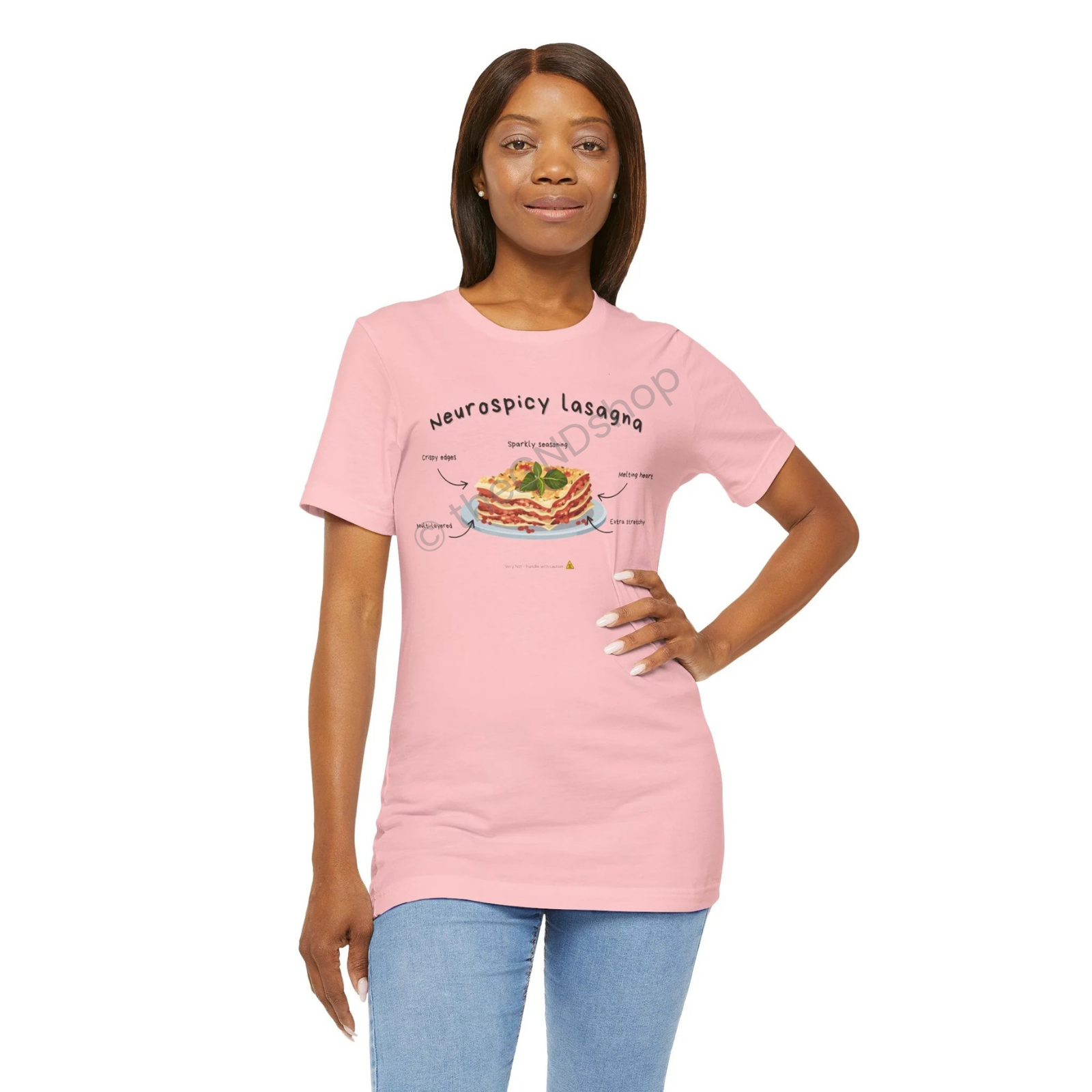 Unisex T-shirt - Neurospicy Lasagna – Multi-layered, extra spicy
