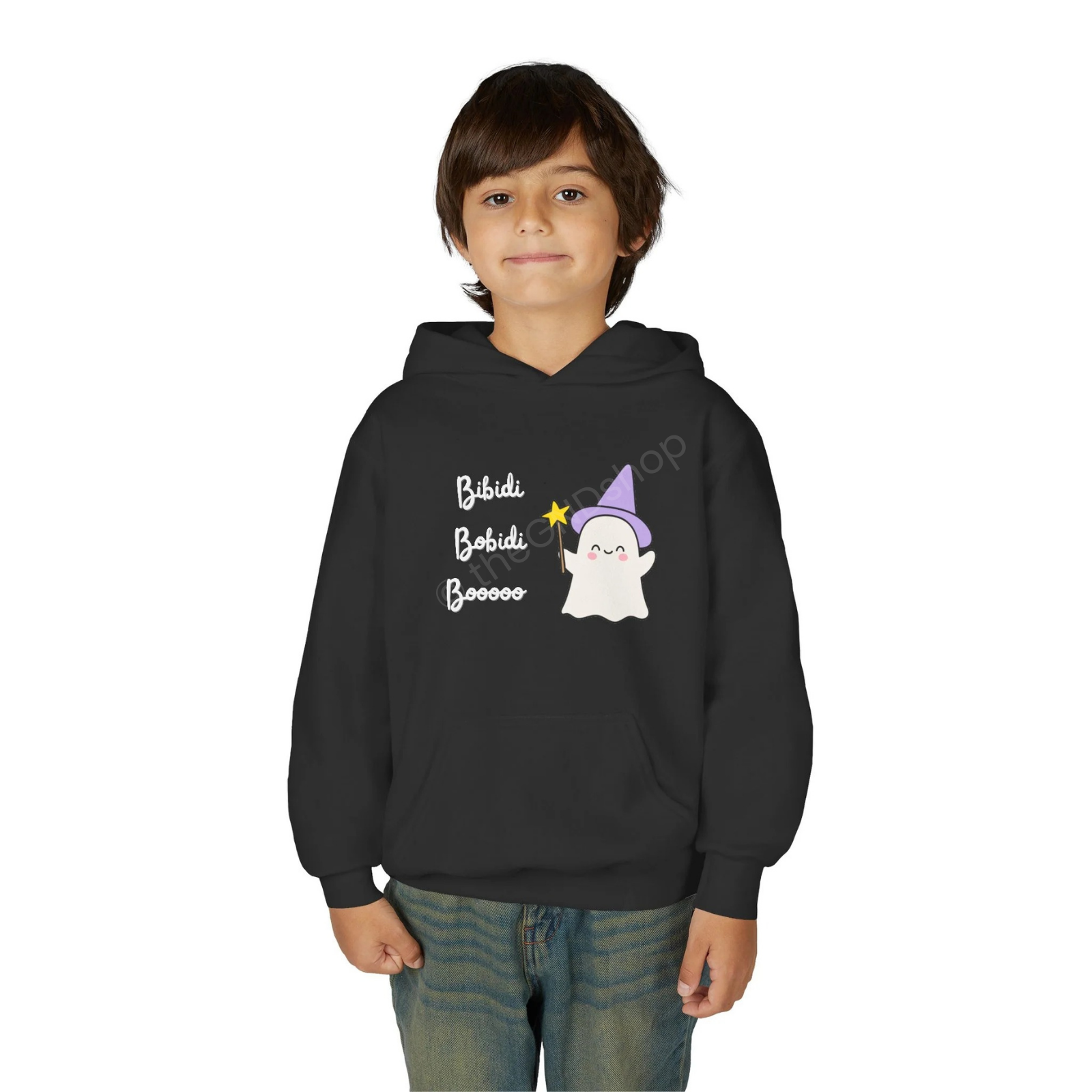 Hoodie enfant - Bibidi Bobidi Boooo – Fantôme mignon d’Halloween