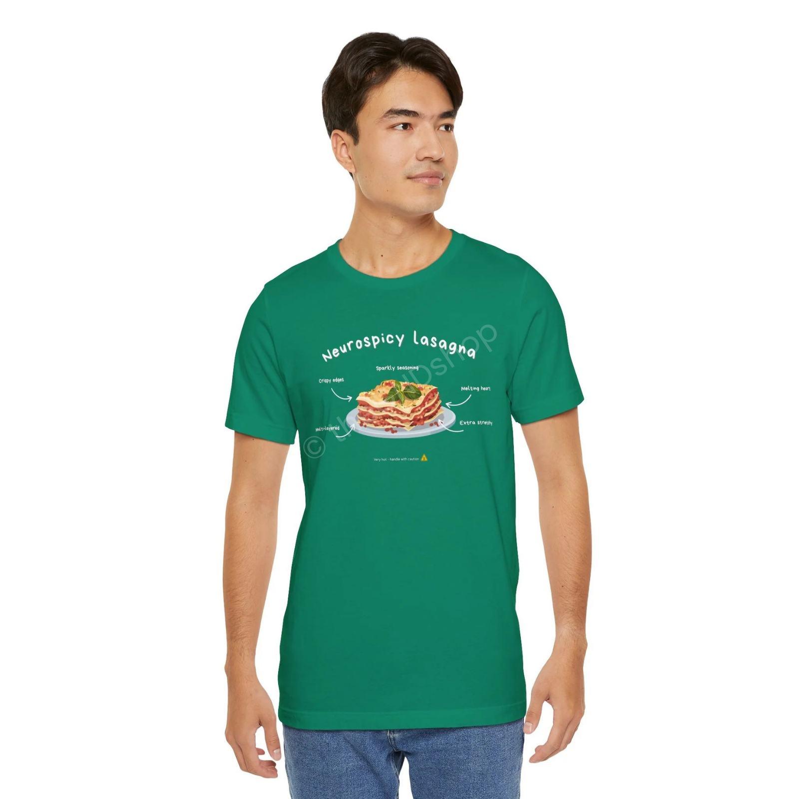 Unisex T-shirt - Neurospicy Lasagna – Multi-layered and extra spicy
