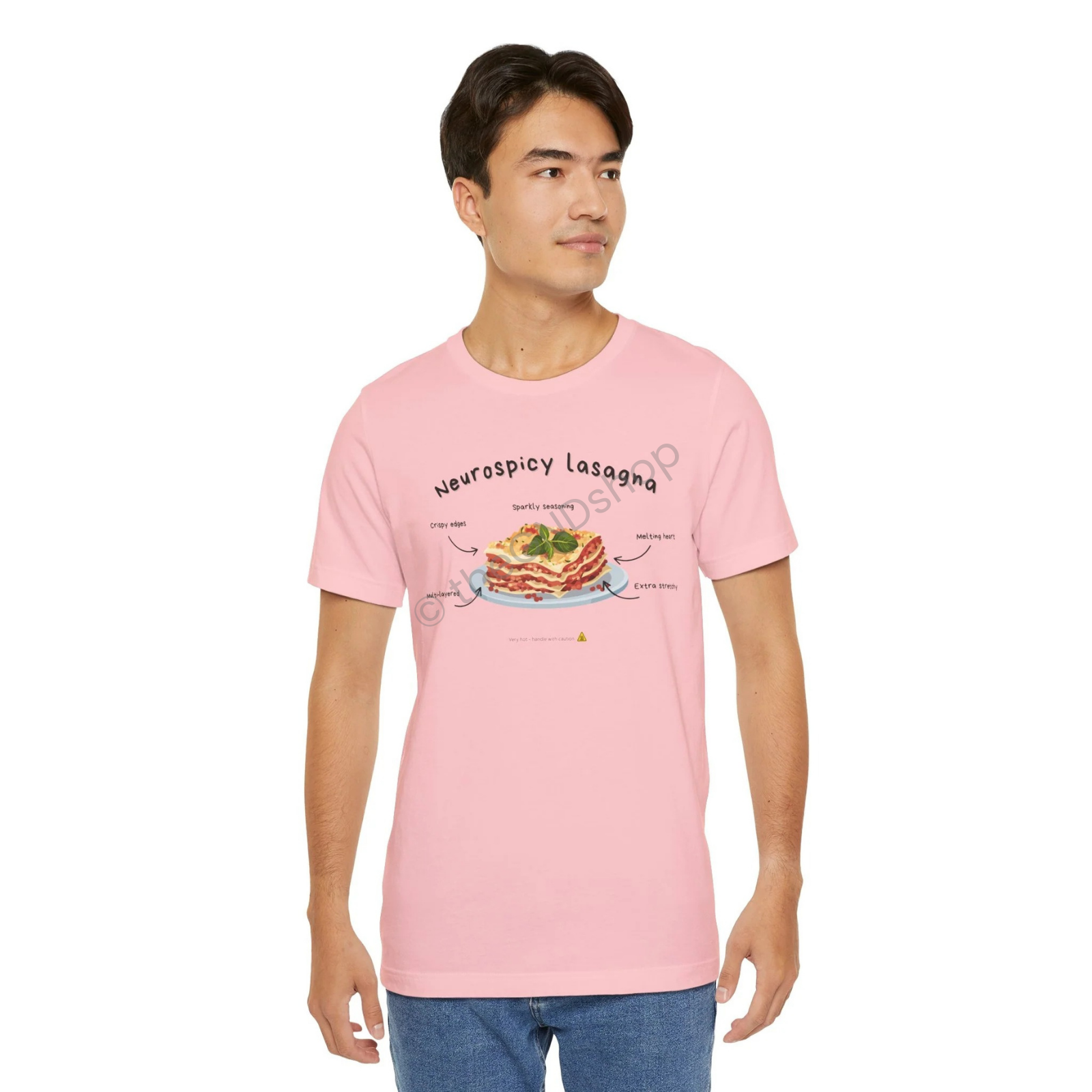 Unisex T-shirt - Neurospicy Lasagna – Multi-layered, extra spicy