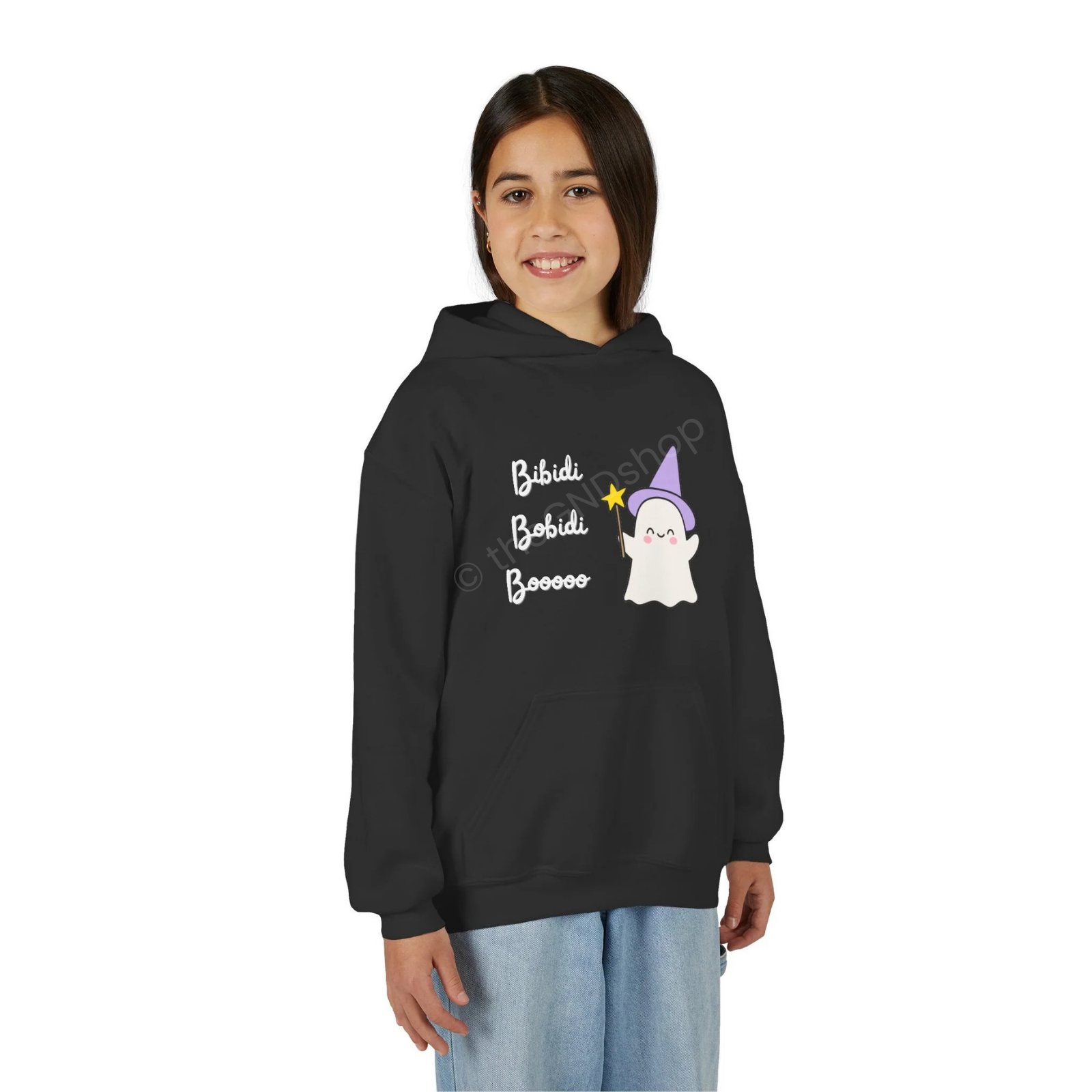 Hoodie enfant - Bibidi Bobidi Boooo – Fantôme mignon d’Halloween