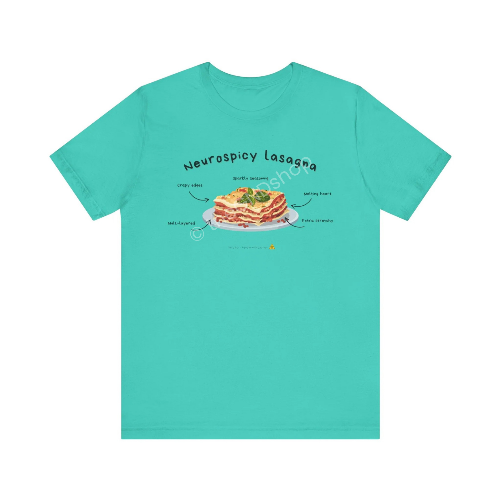 Unisex T-shirt - Neurospicy Lasagna – Multi-layered, extra spicy