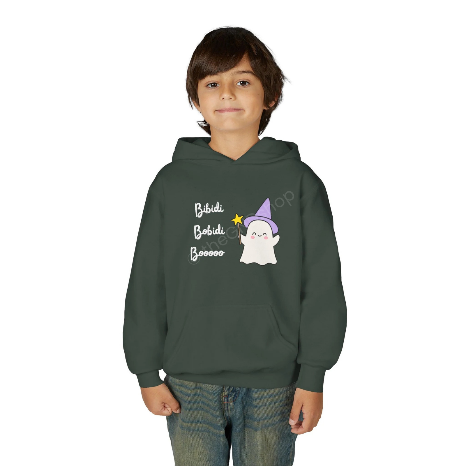 Hoodie enfant - Bibidi Bobidi Boooo – Fantôme mignon d’Halloween