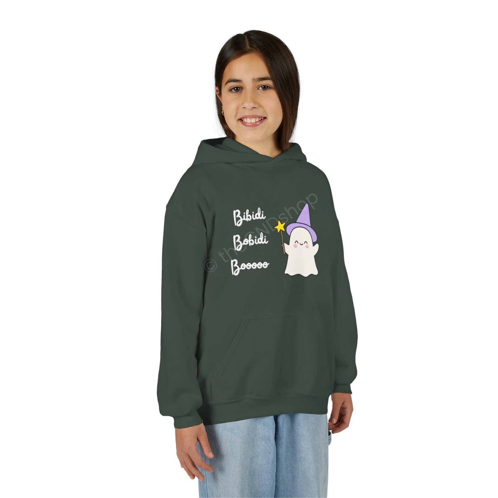 Hoodie enfant - Bibidi Bobidi Boooo – Fantôme mignon d’Halloween