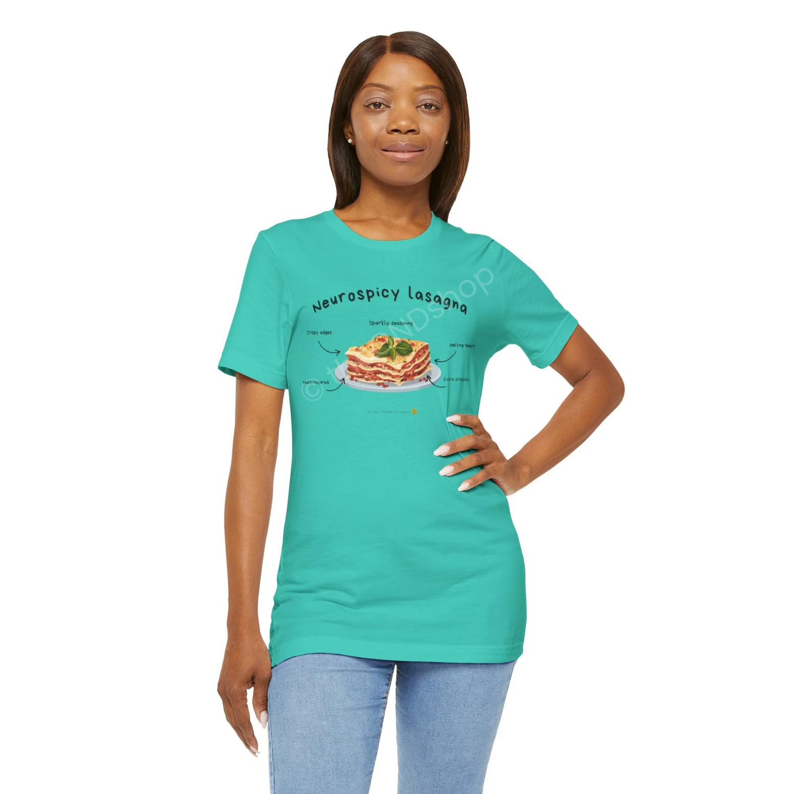 Unisex T-shirt - Neurospicy Lasagna – Multi-layered, extra spicy