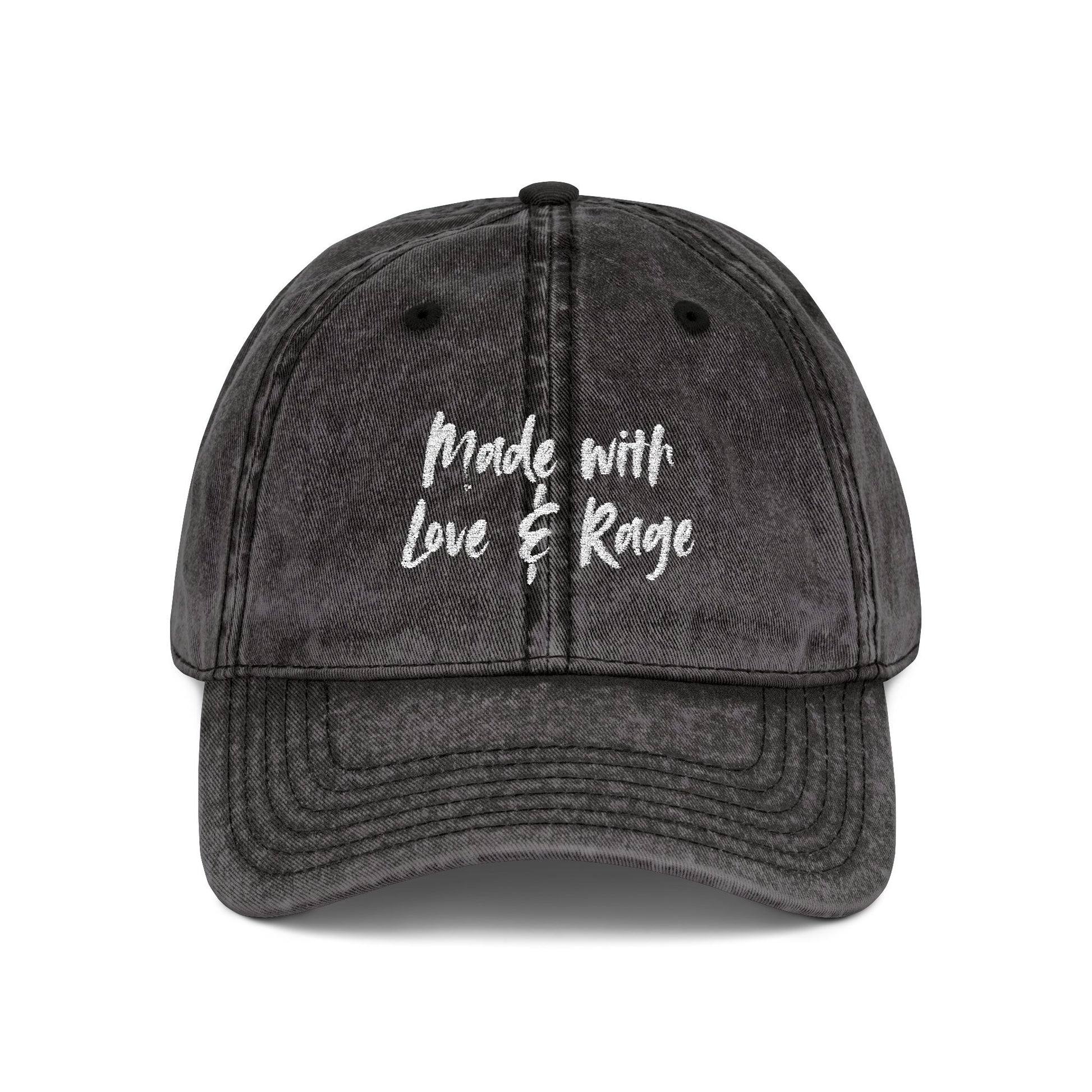 Casquette Vintage — “Made with Love & Rage”