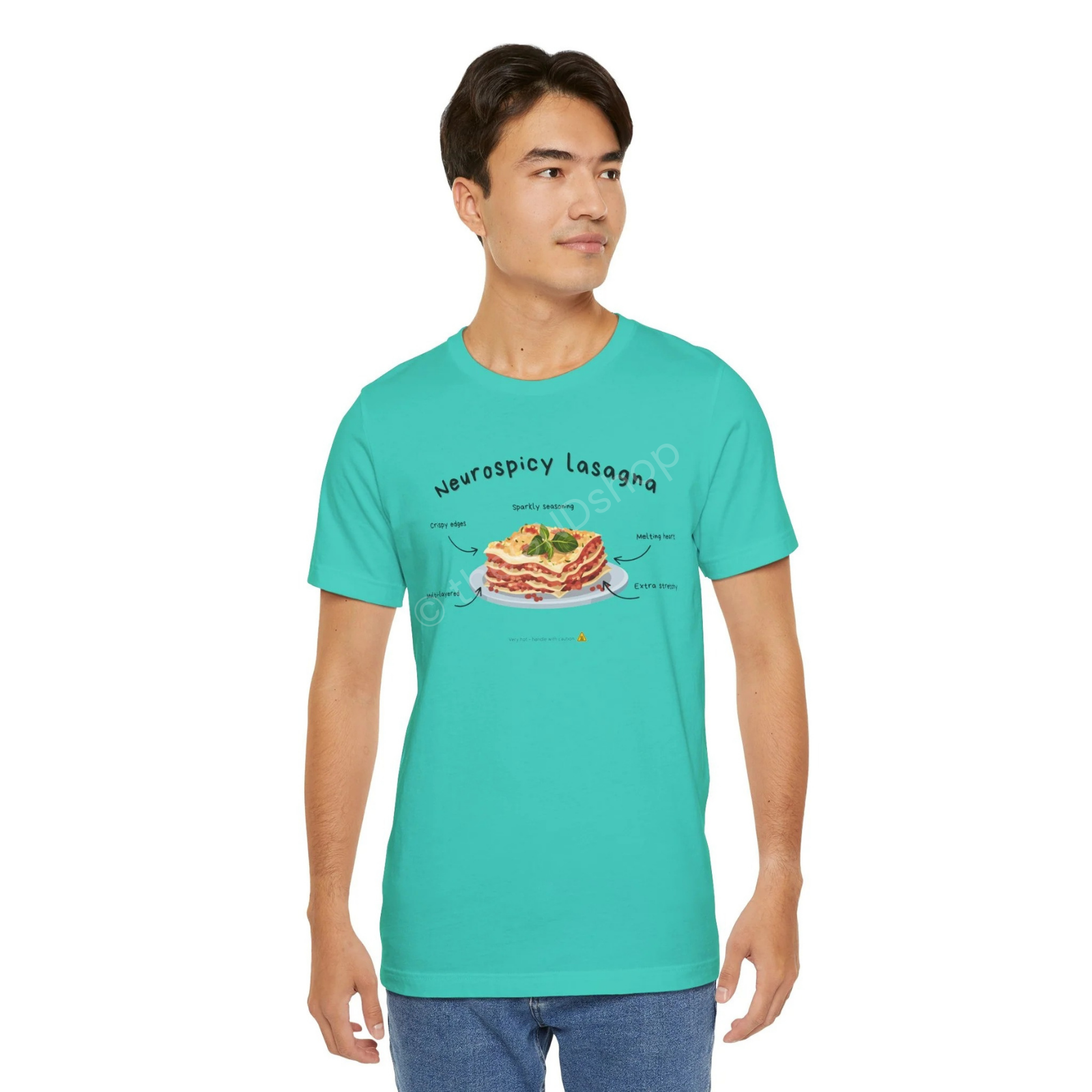 Unisex T-shirt - Neurospicy Lasagna – Multi-layered, extra spicy