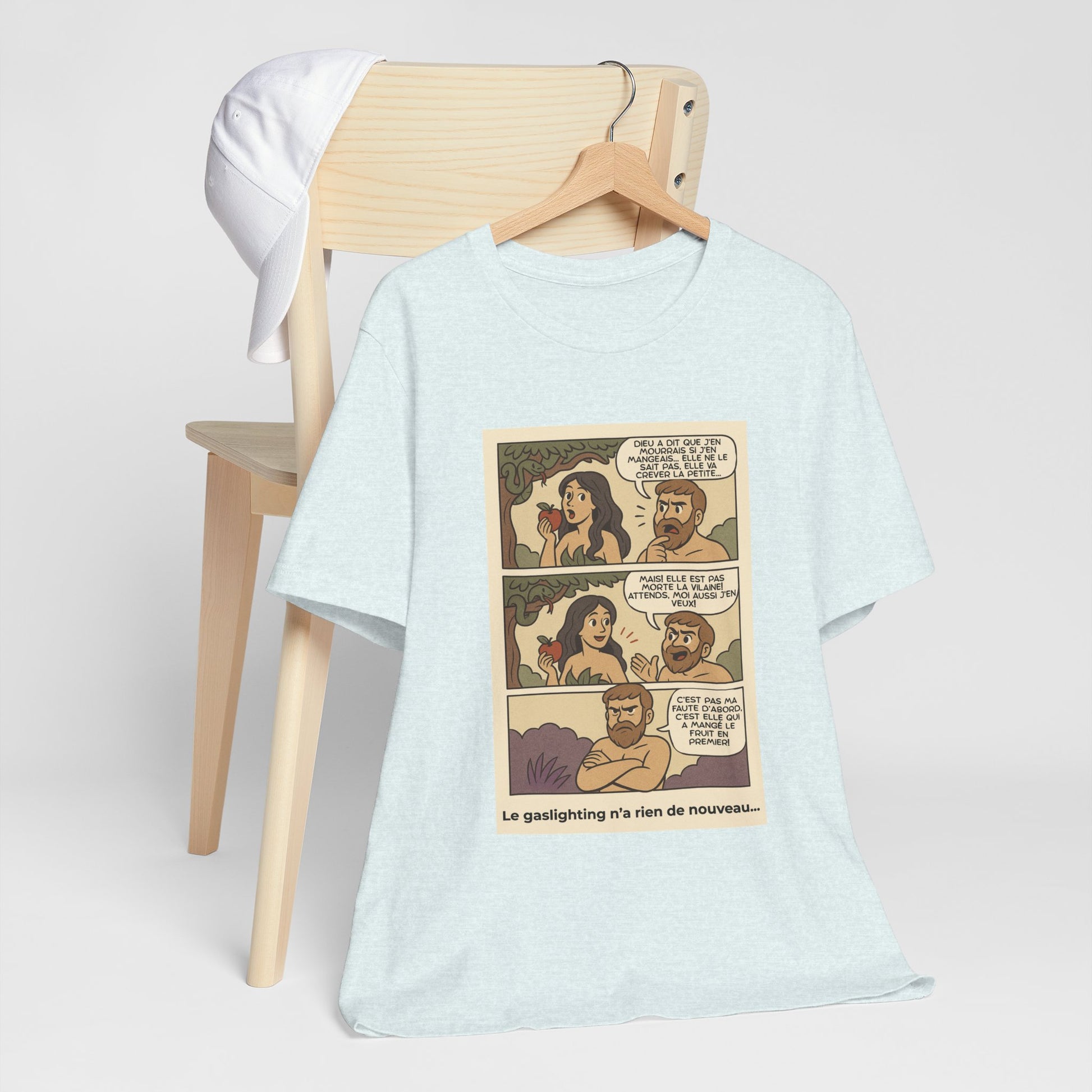 T-shirt - Adam et Eve... Le gaslighting n'a rien de nouveau