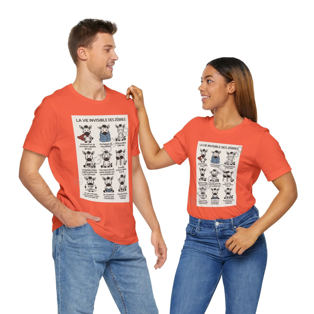 T-shirt Unisex - La vie invisible des zèbres (SED)