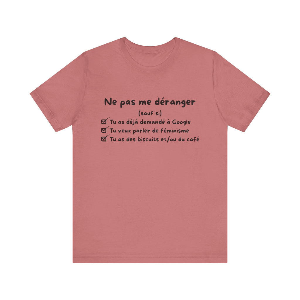 Unisex T-Shirt - Do Not Disturb Me (Unless)
