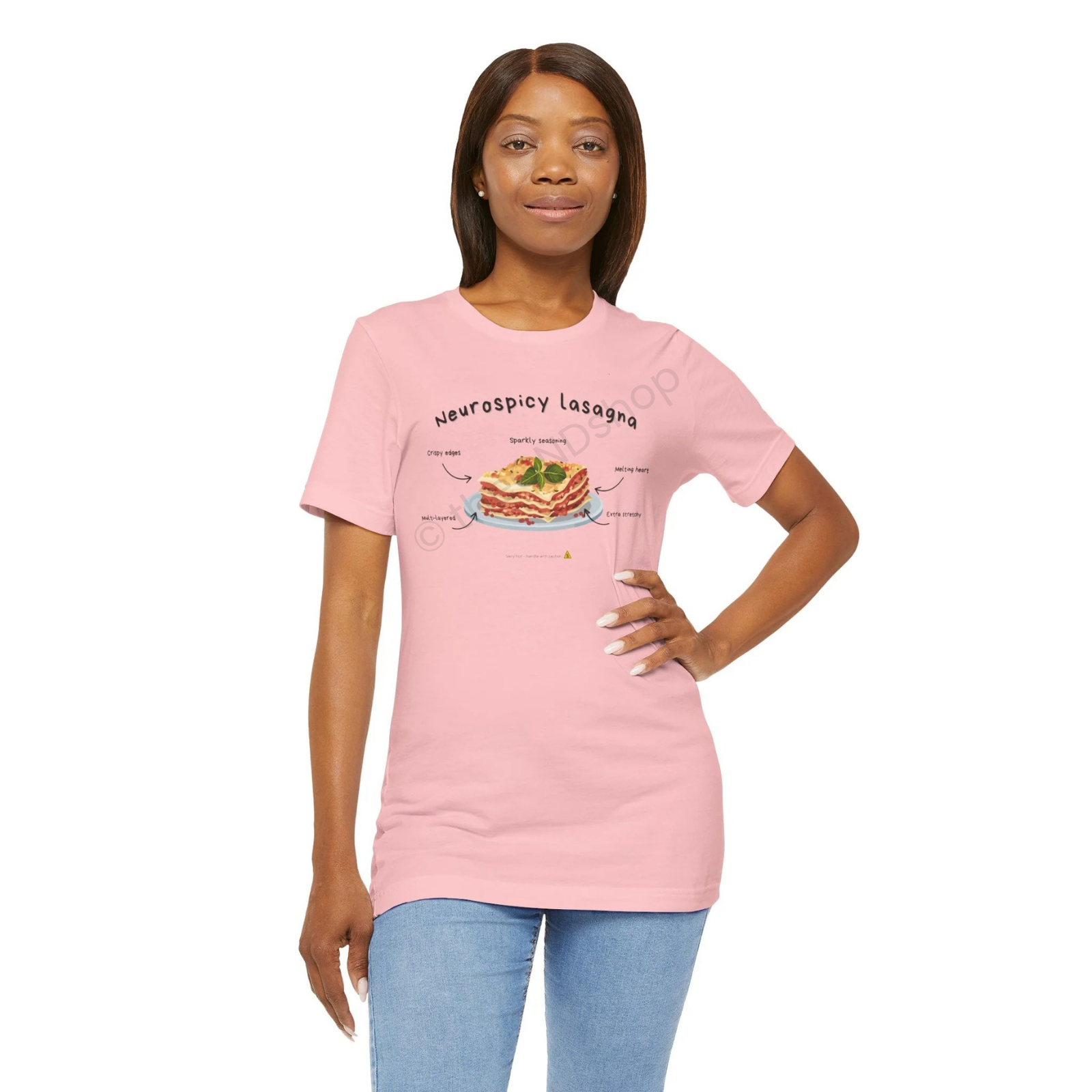 Unisex T-shirt - Neurospicy Lasagna – Multi-layered and extra spicy