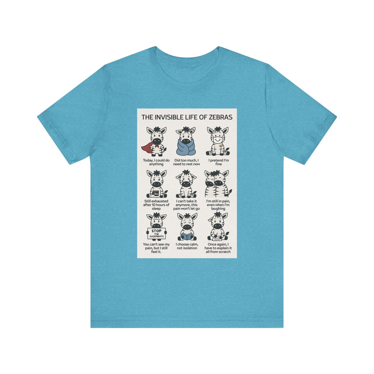 T-shirt - The Invisible Life of Zebras (hEDS)