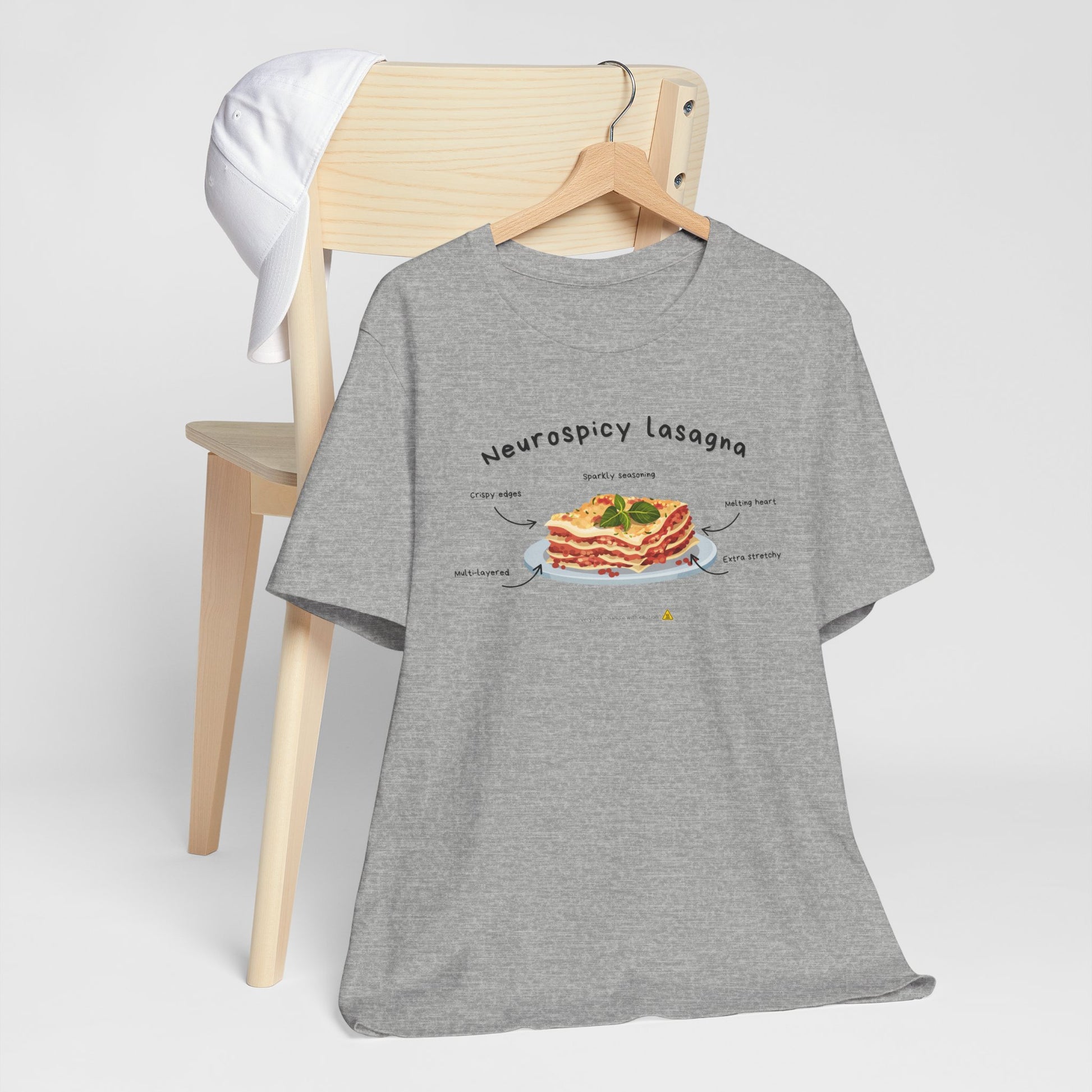 T-shirt - Neurospicy Lasagna – Multi-layered and extra spicy