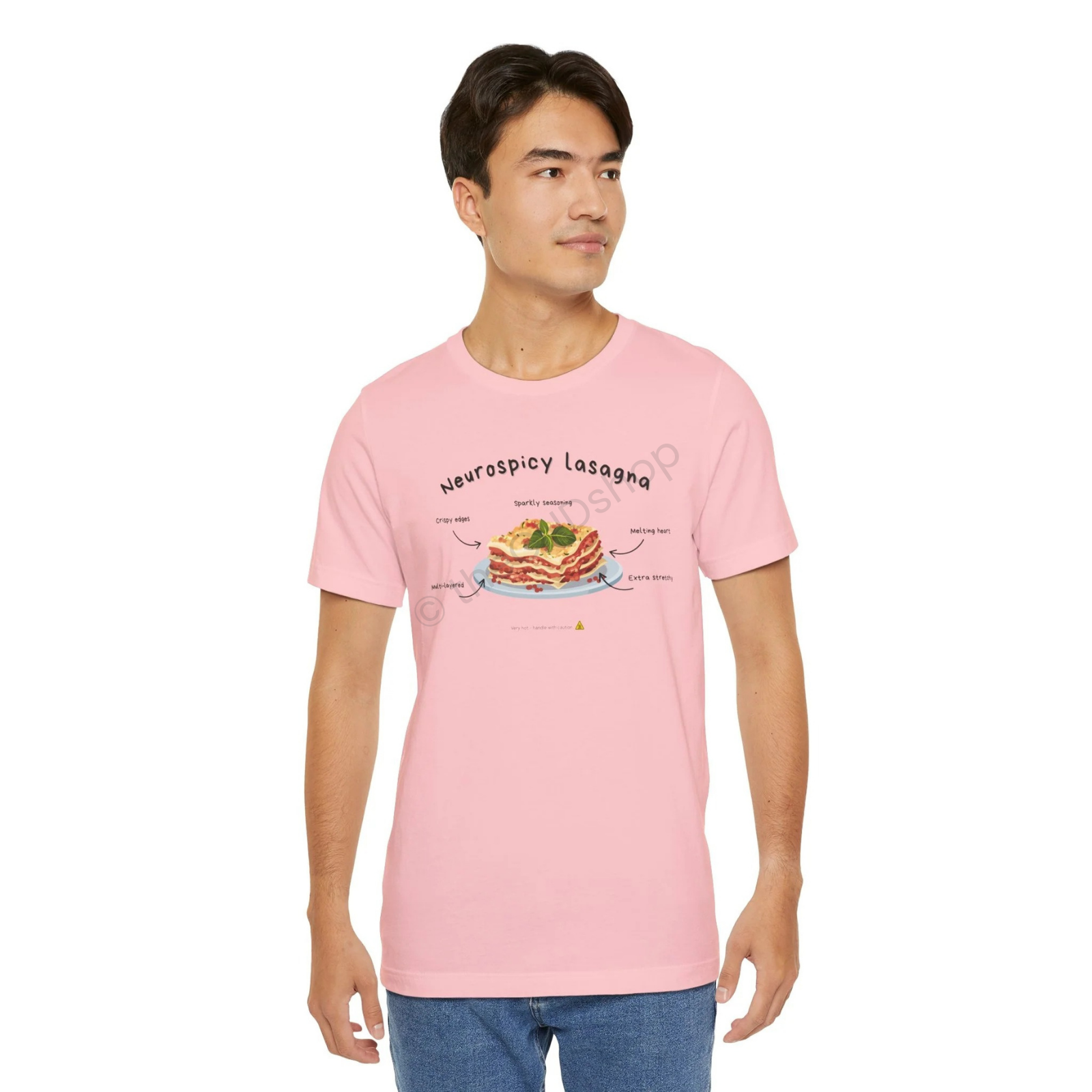 Unisex T-shirt - Neurospicy Lasagna – Multi-layered and extra spicy