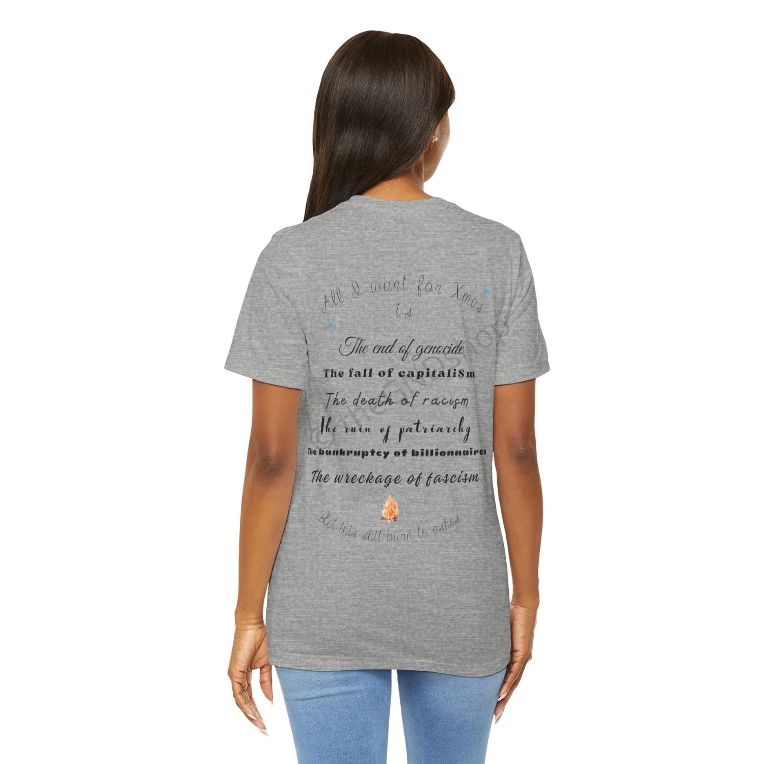 T-shirt Unisex - All I want for Xmas - Édition Révolutionnaire