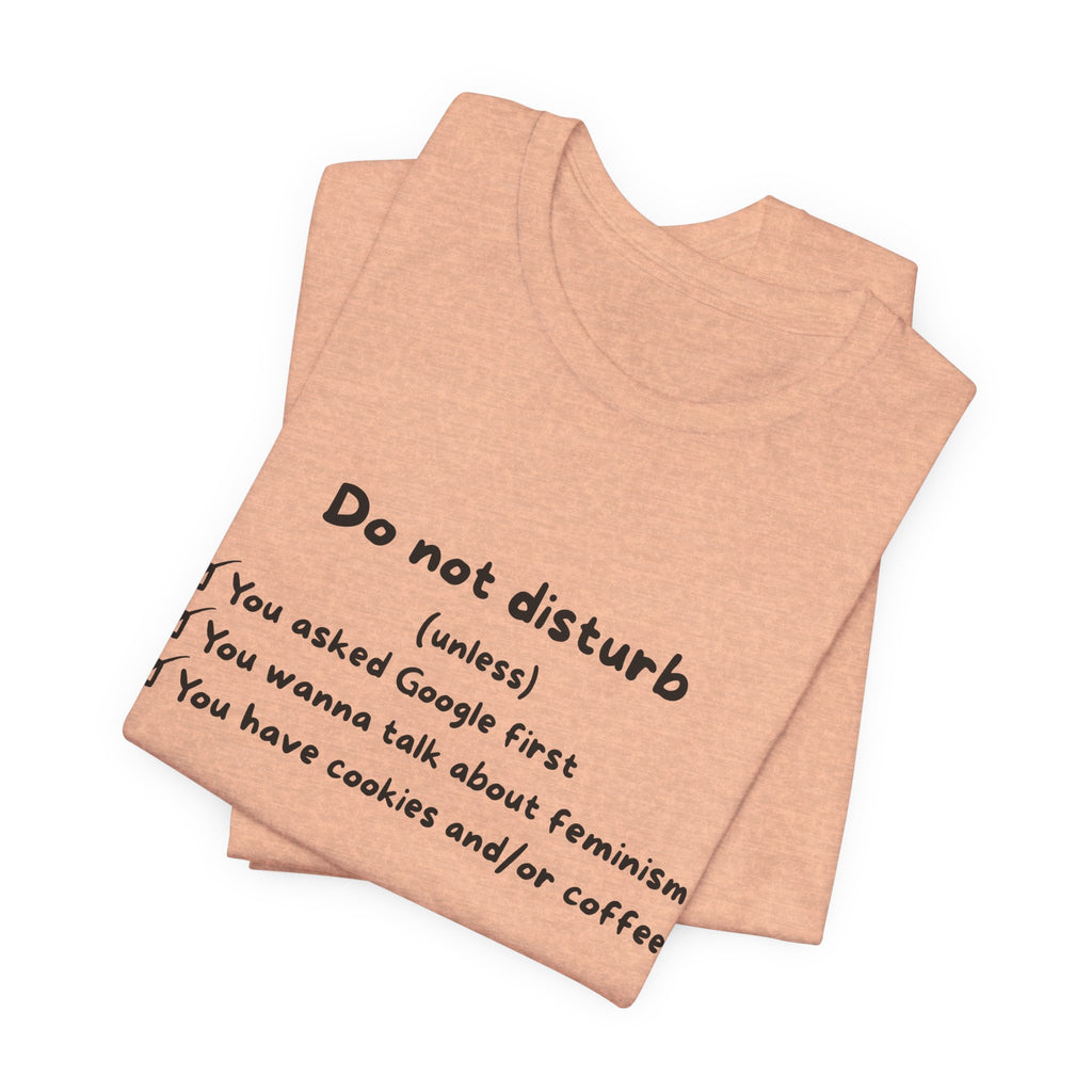 T-Shirt - Do not disturb (unless)