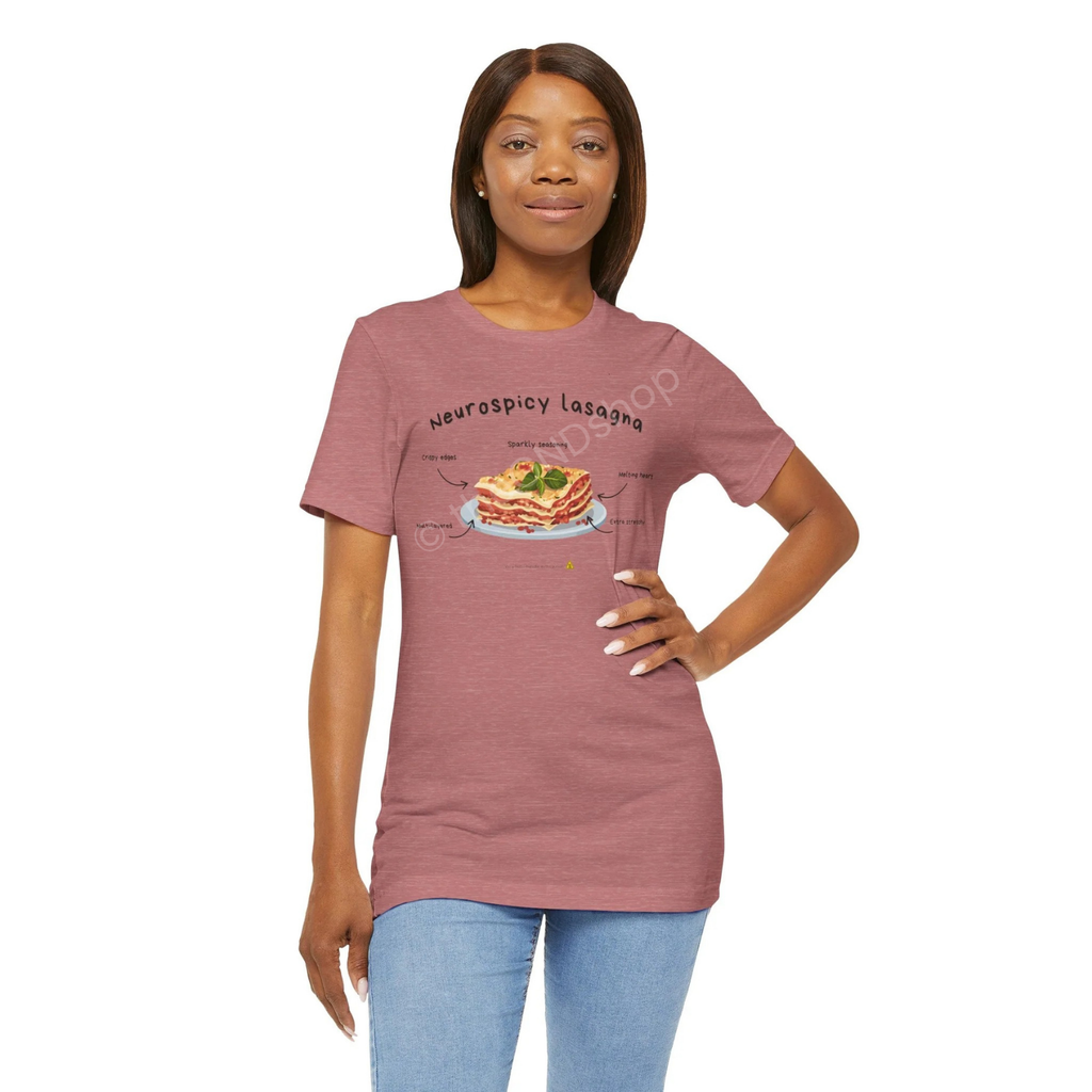 Unisex T-shirt - Neurospicy Lasagna – Multi-layered, extra spicy