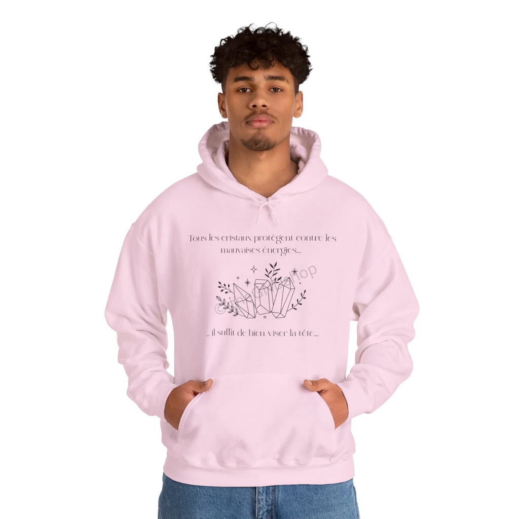 Hoodie Unisex - Tous les cristaux protègent contre les mauvaises énergies
