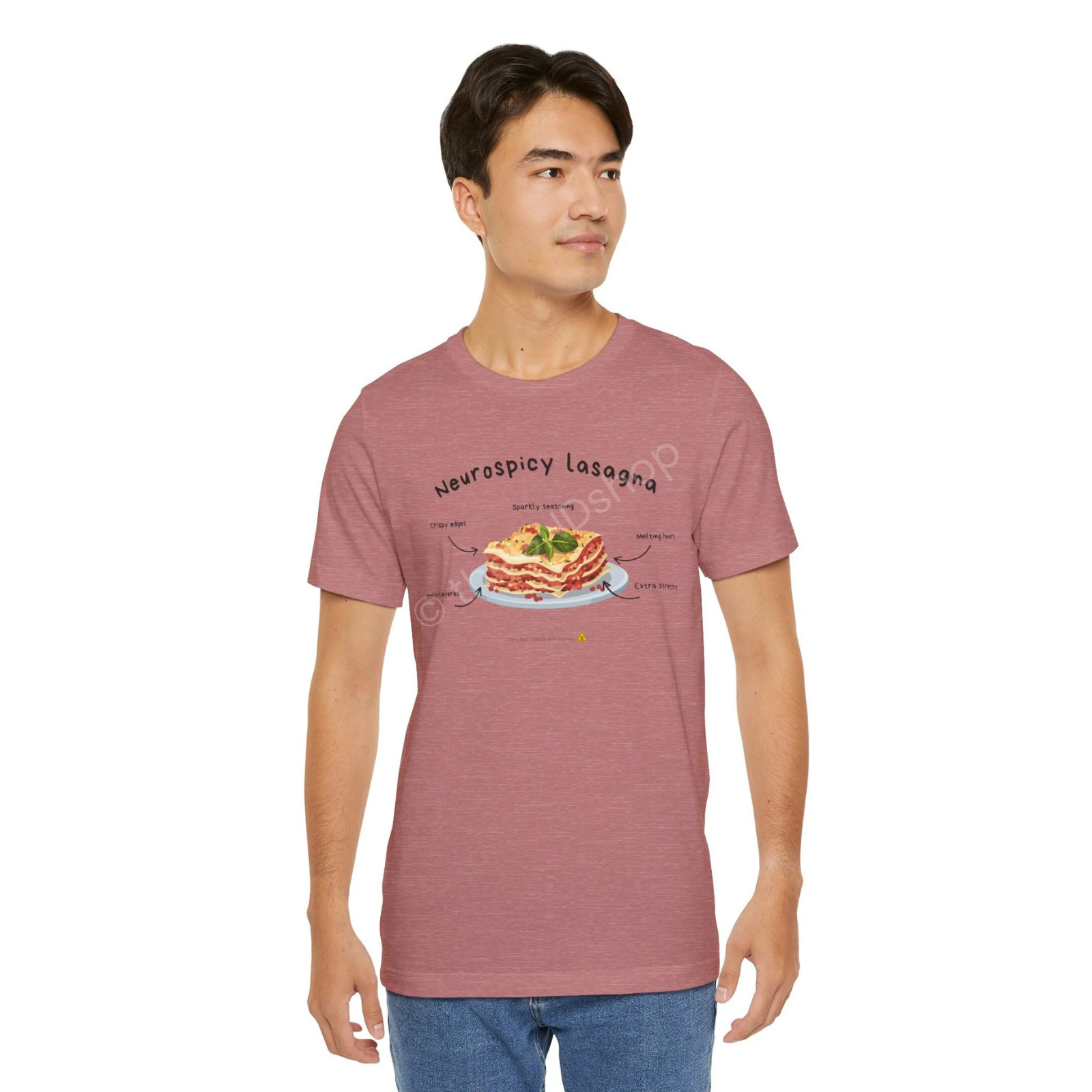 Unisex T-shirt - Neurospicy Lasagna – Multi-layered, extra spicy