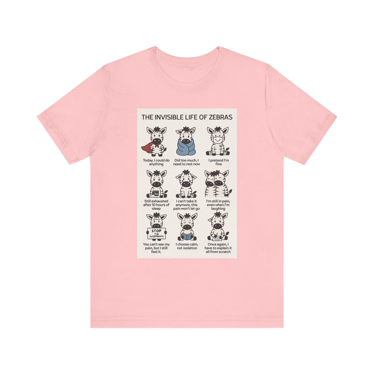 T-shirt - The Invisible Life of Zebras (hEDS)