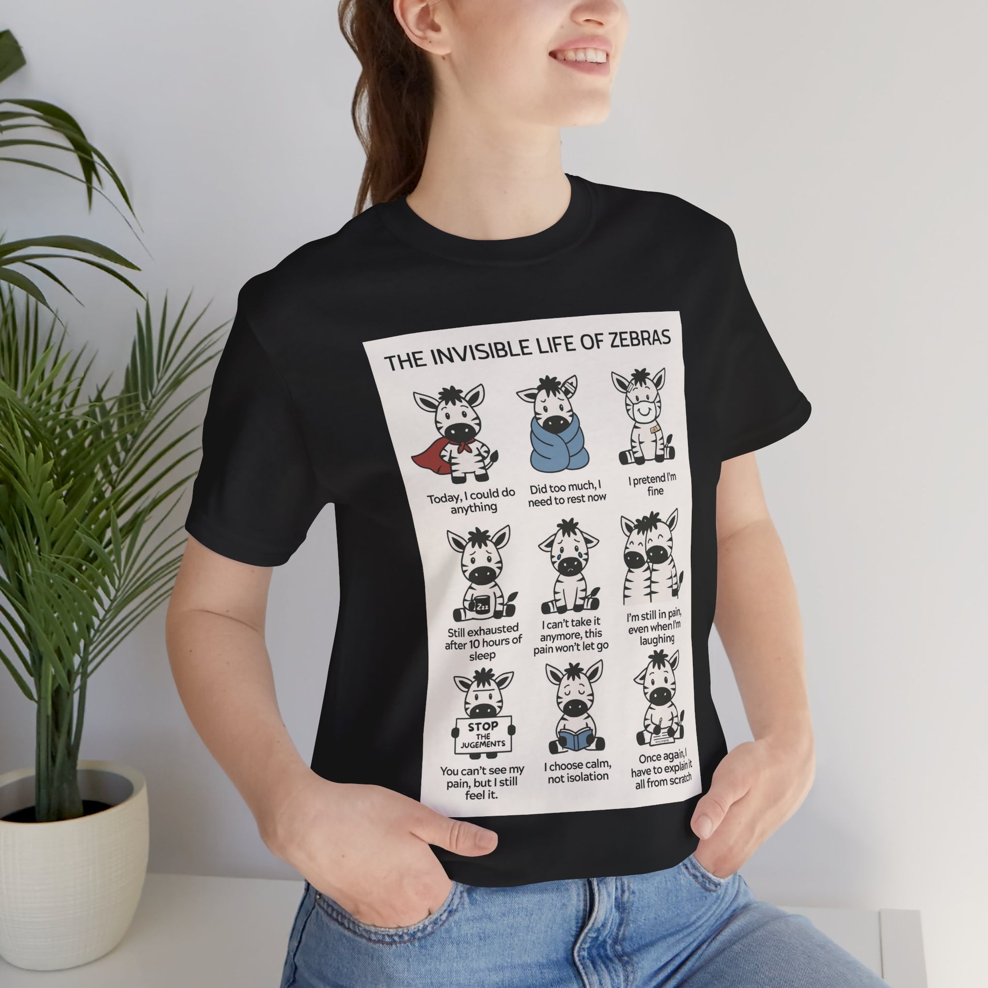 T-shirt - The Invisible Life of Zebras (hEDS)