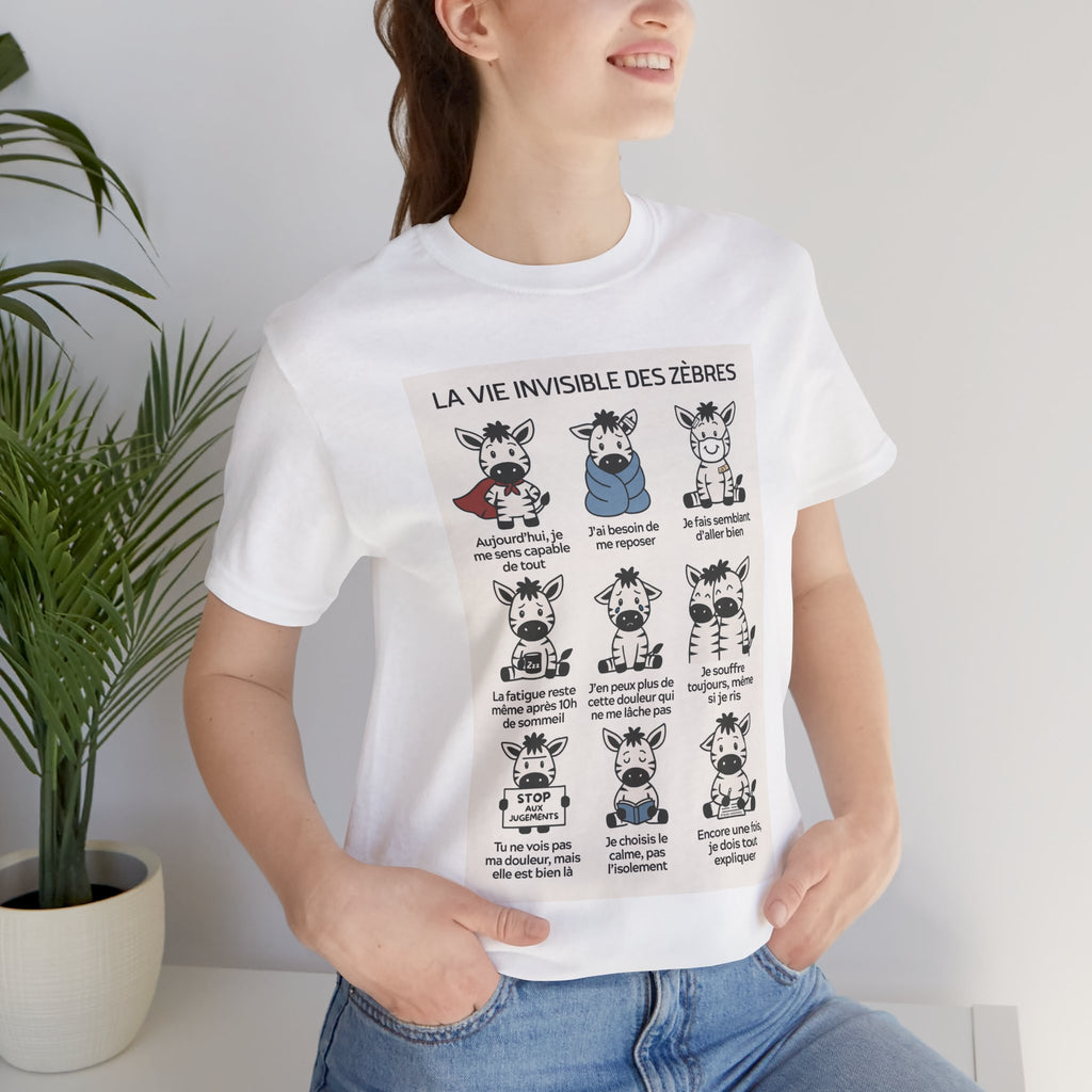 T-shirt Unisex - La vie invisible des zèbres (SED)