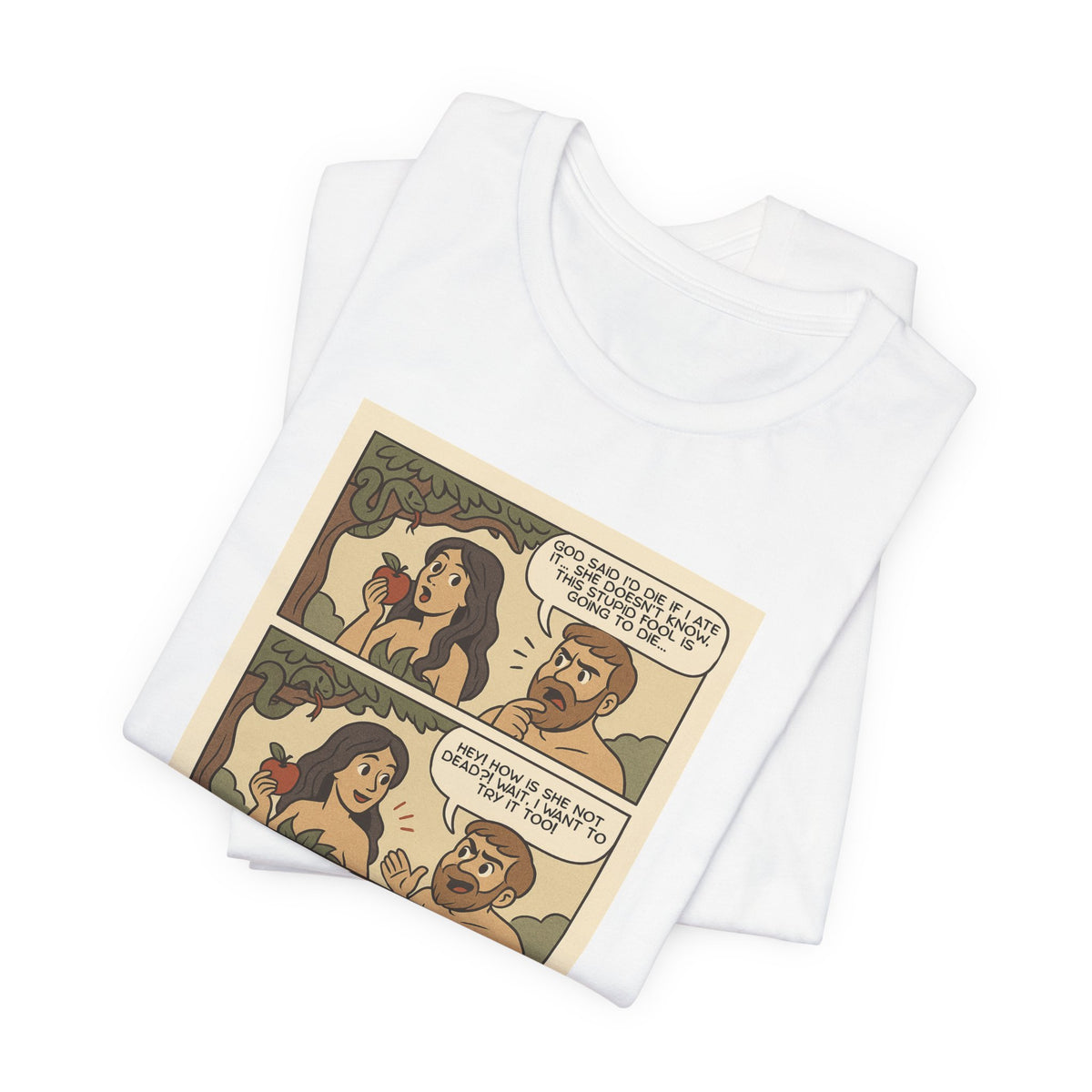 T-shirt - Adam & Eve... Gaslighting is nothing new