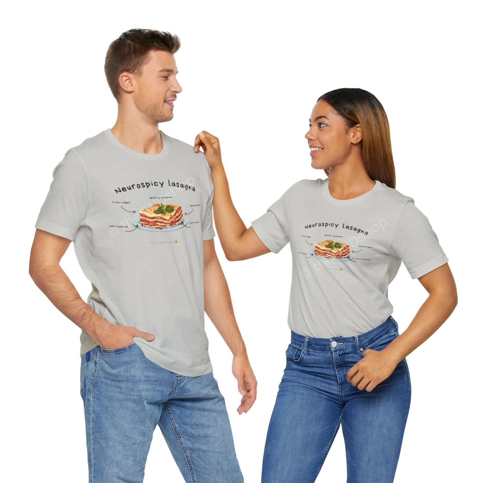 Unisex T-shirt - Neurospicy Lasagna – Multi-layered and extra spicy